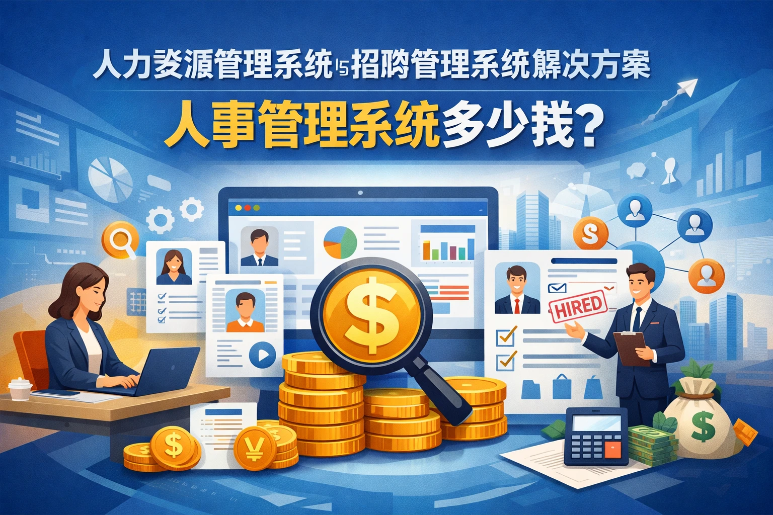 人力资源管理系统与招聘管理系统解决方案：人事管理系统多少钱