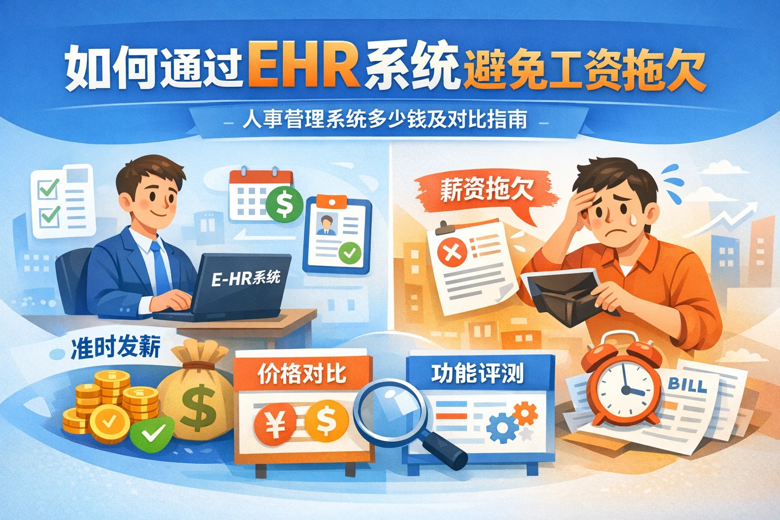 如何通过ehr系统避免工资拖欠 - 人事管理系统多少钱及对比指南