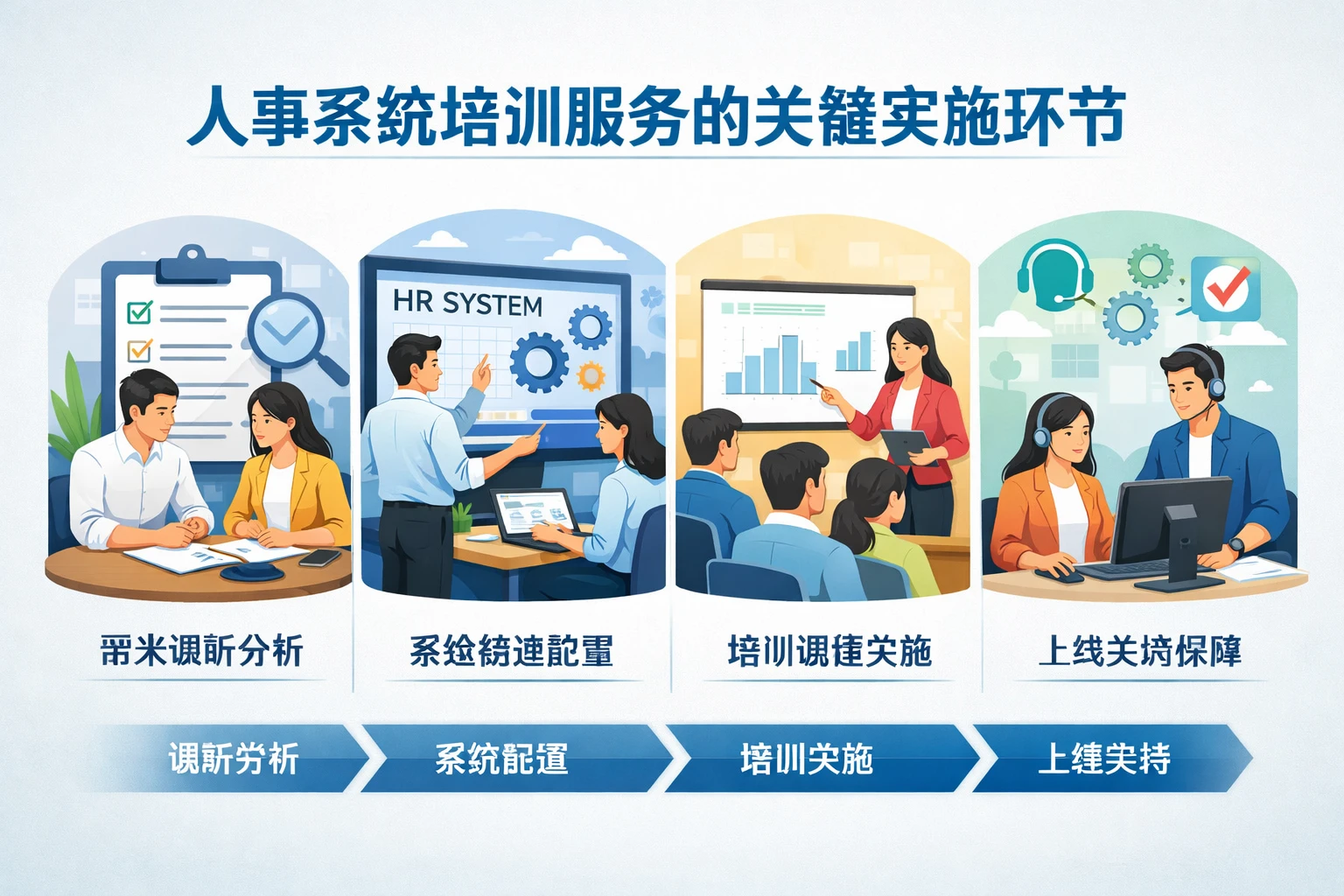 人事系统培训服务的关键实施环节