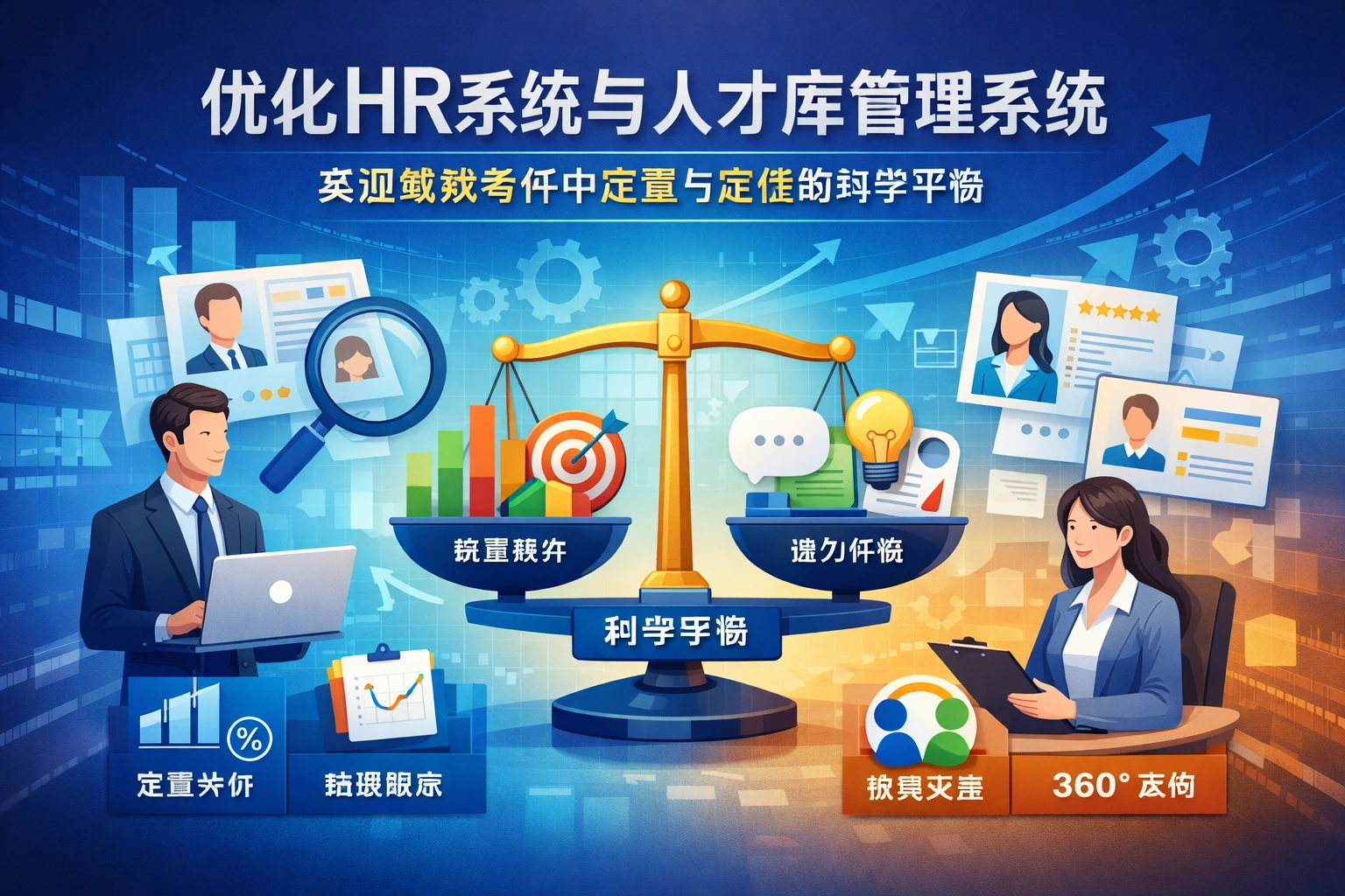 优化HR系统与人才库管理系统:实现绩效考评中定量与定性的科学平衡
