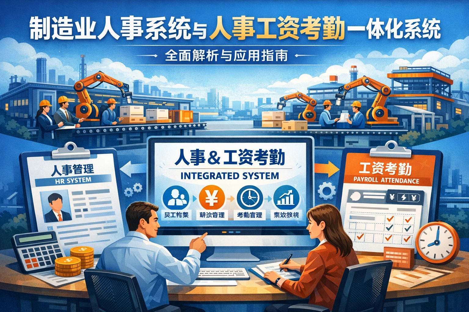 制造业人事系统与人事工资考勤一体化系统的全面解析与应用指南
