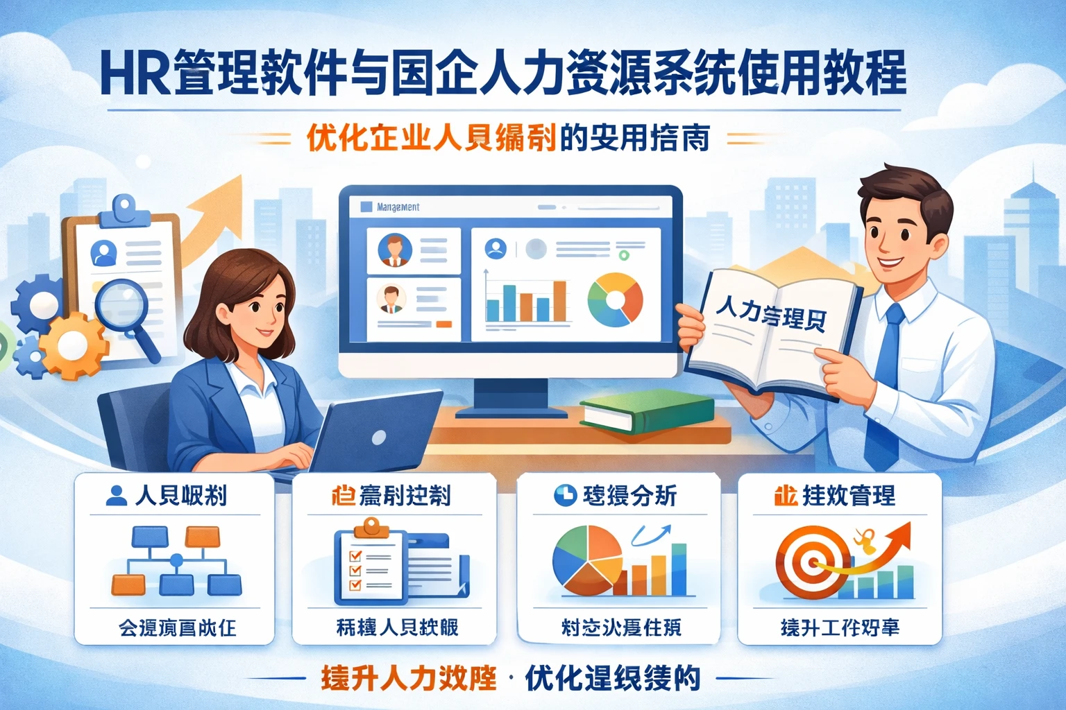 HR管理软件与国企人力资源系统使用教程：优化企业人员编制的实用指南