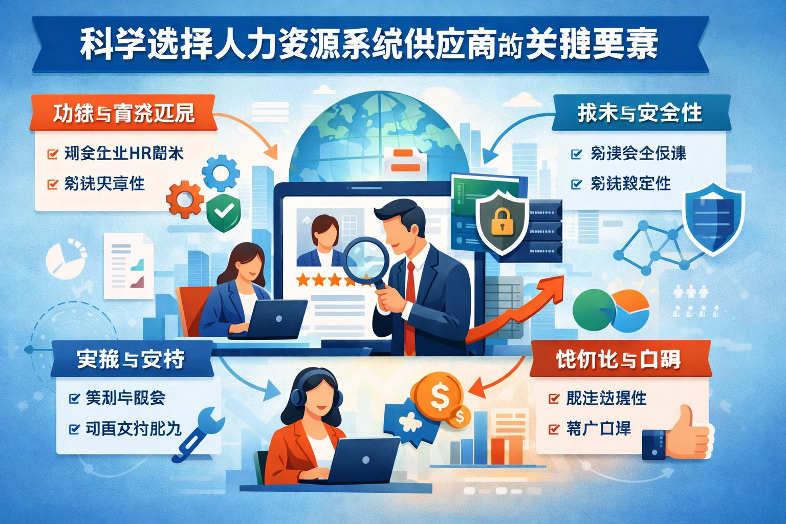 科学选择人力资源系统供应商的关键要素