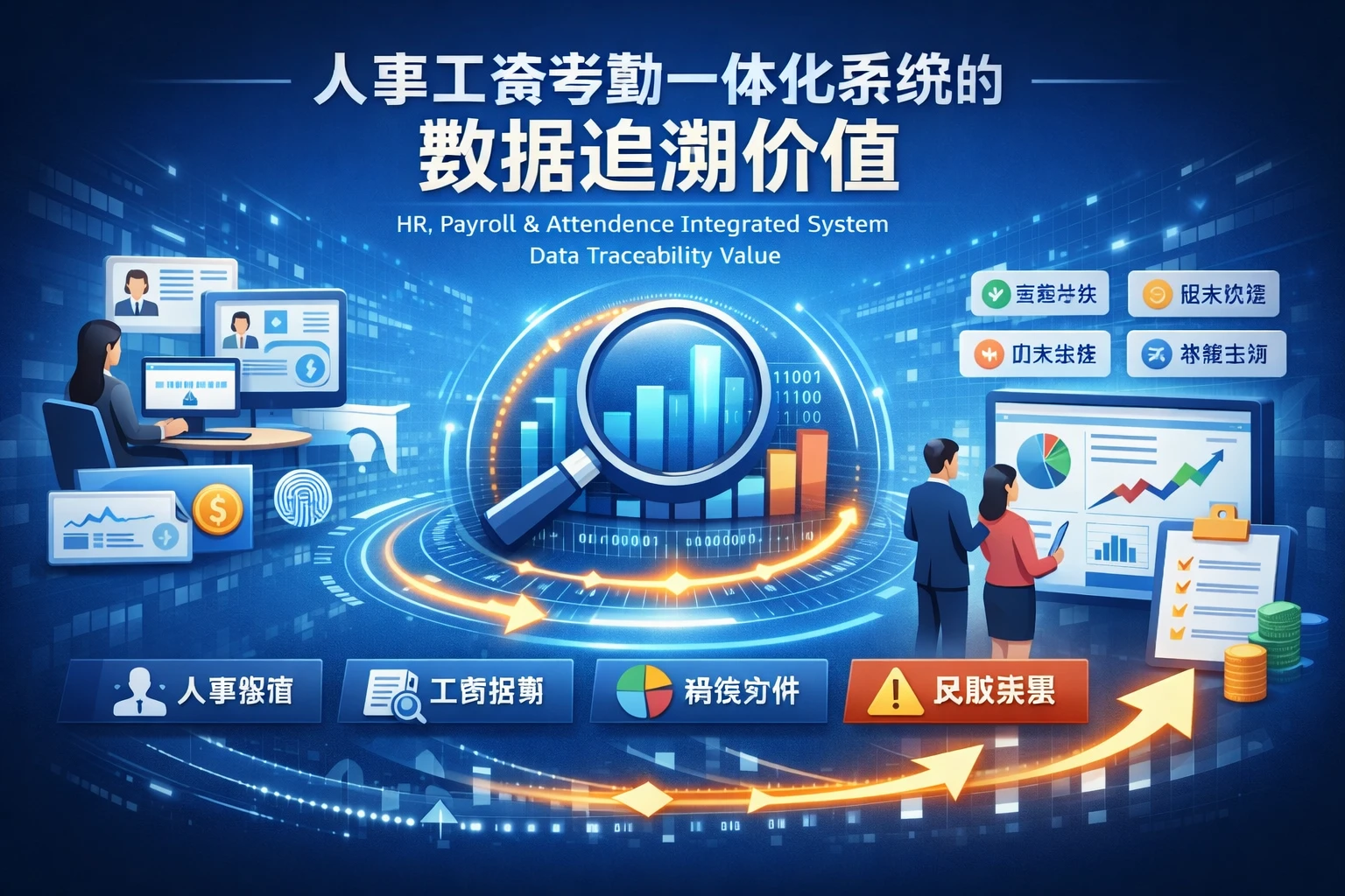 人事工资考勤一体化系统的数据追溯价值
