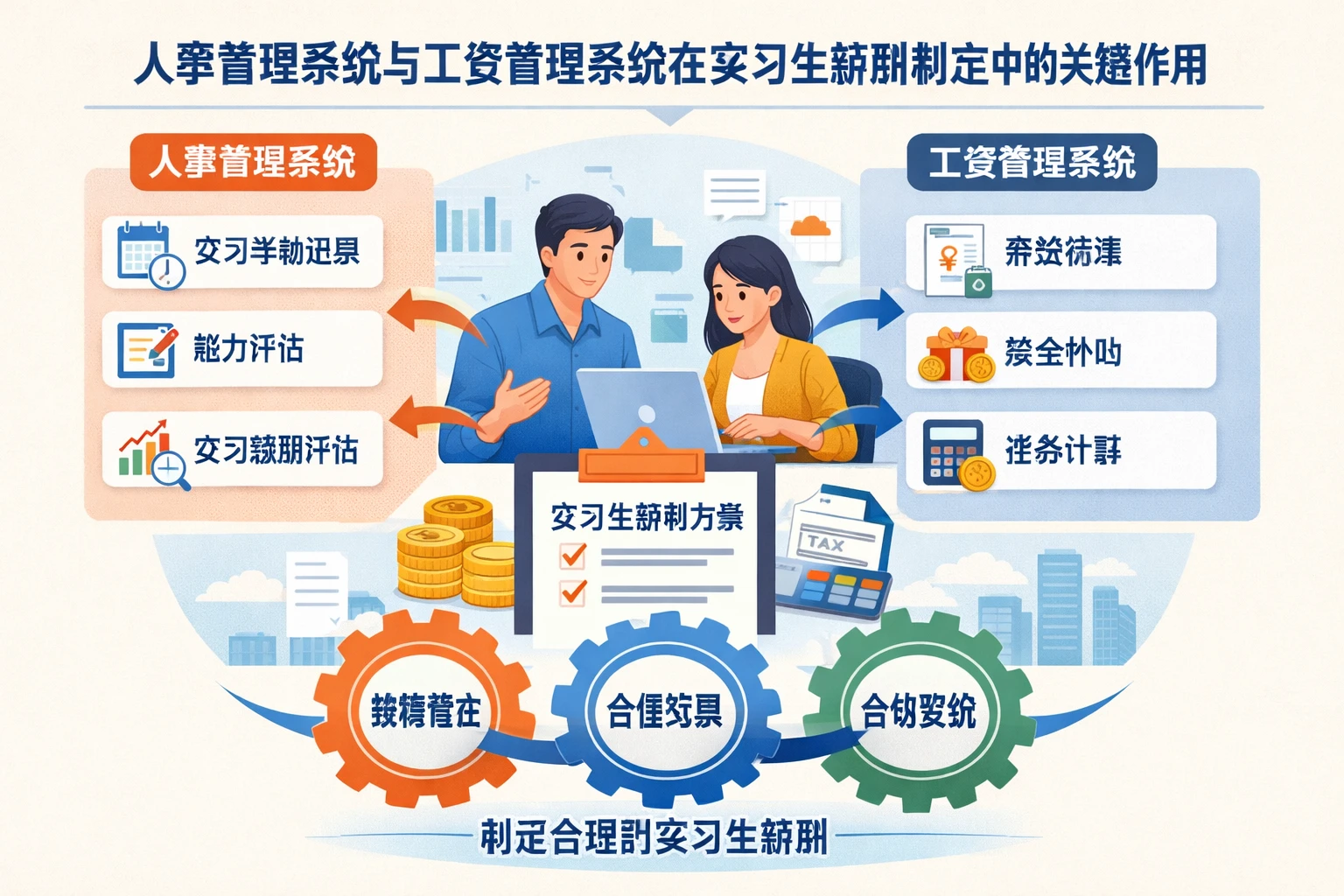 人事管理系统与工资管理系统在实习生薪酬制定中的关键作用