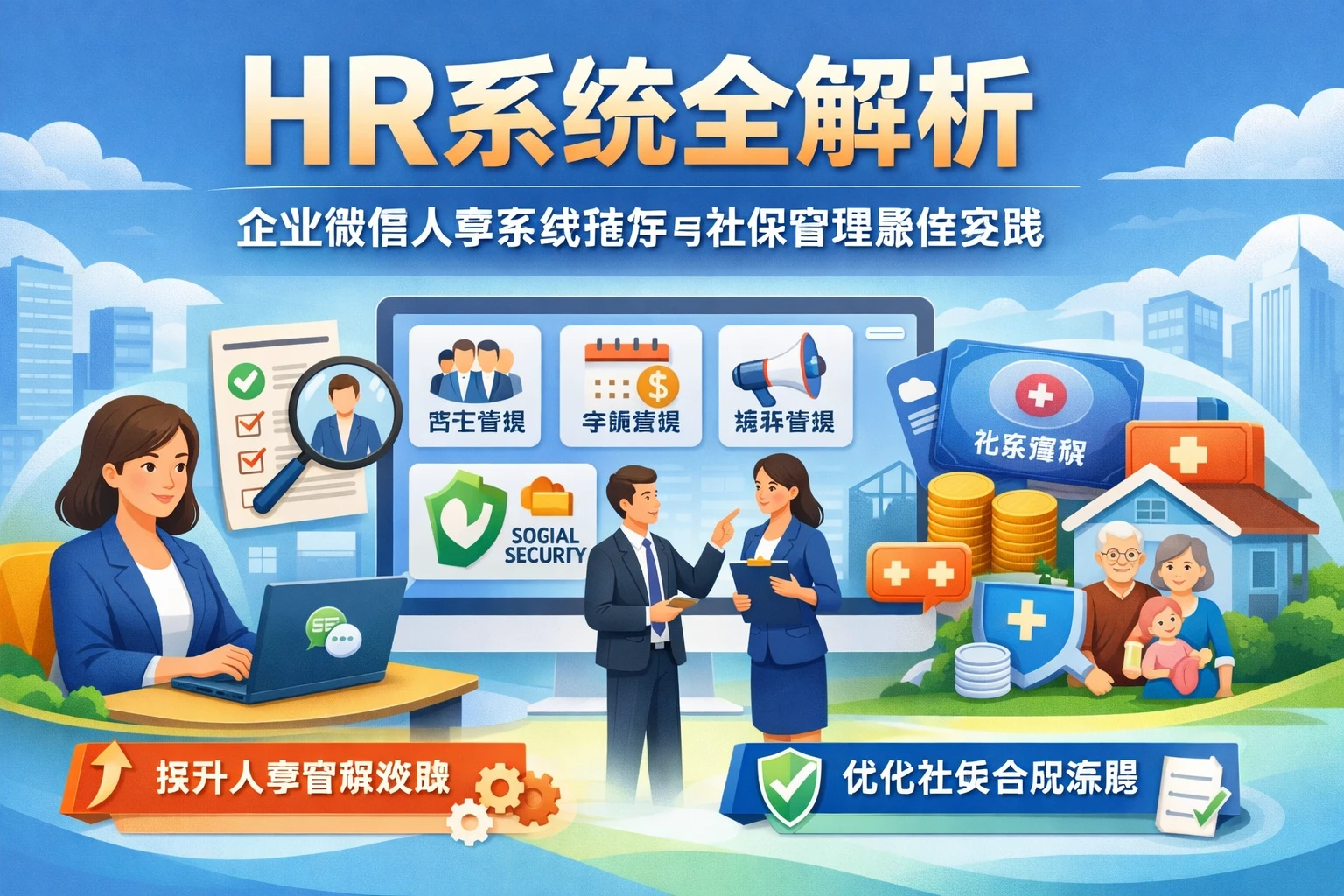 HR系统全解析：企业微信人事系统推荐与社保管理最佳实践