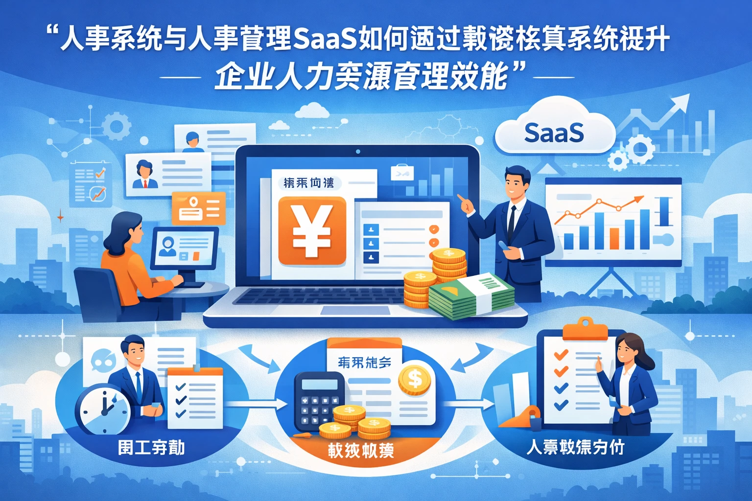 人事系统与人事管理SaaS如何通过薪资核算系统提升企业人力资源管理效能