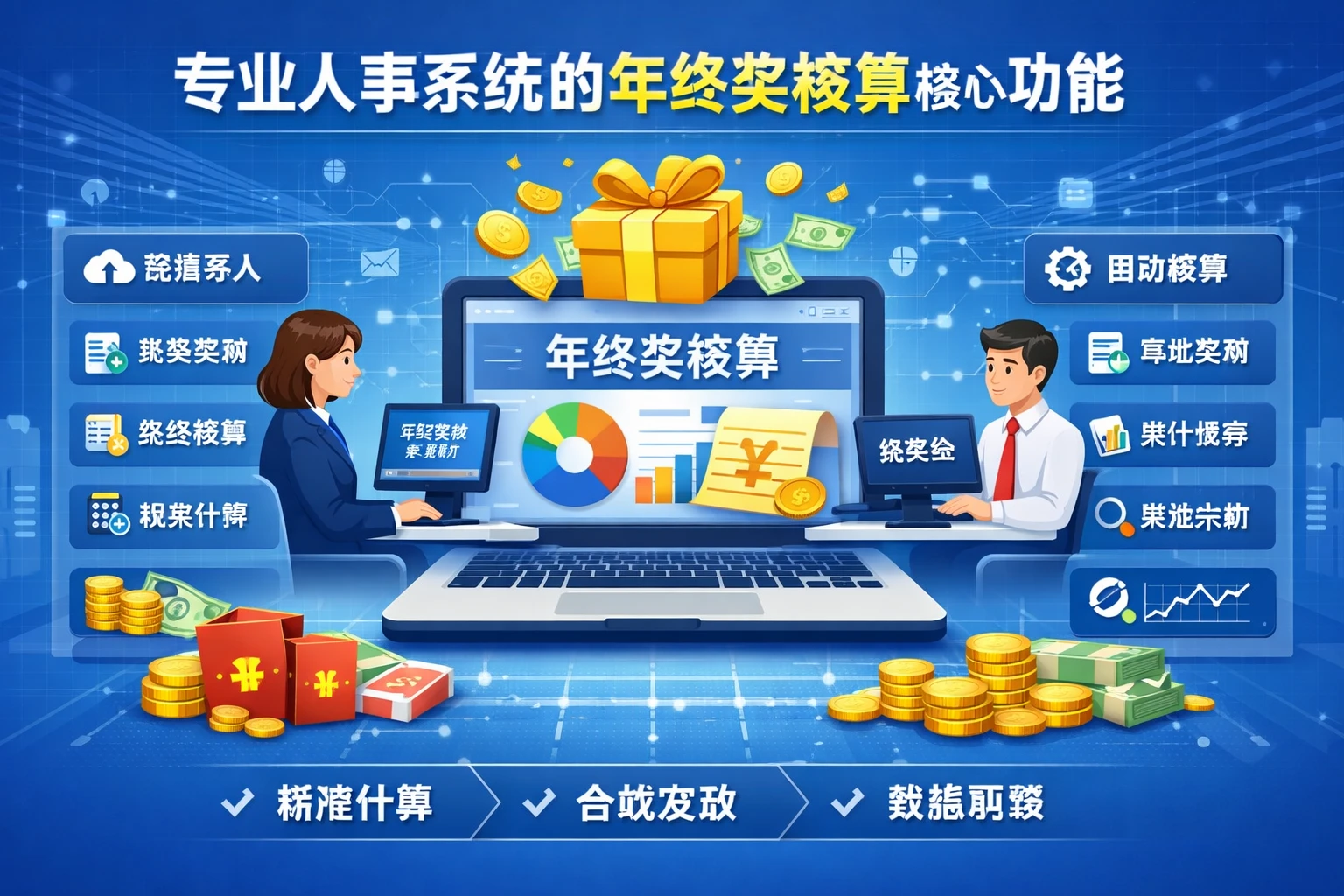 专业人事系统的年终奖核算核心功能