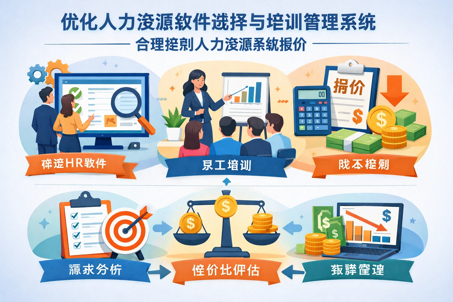 优化人力资源软件选择与培训管理系统，合理控制人力资源系统报价