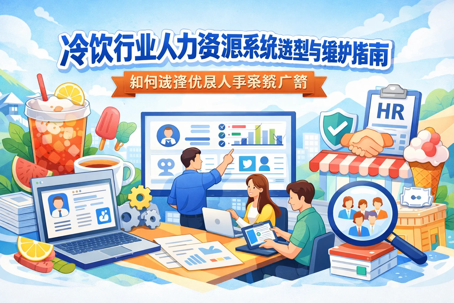 冷饮行业人力资源系统选型与维护指南：如何选择优质人事系统厂商