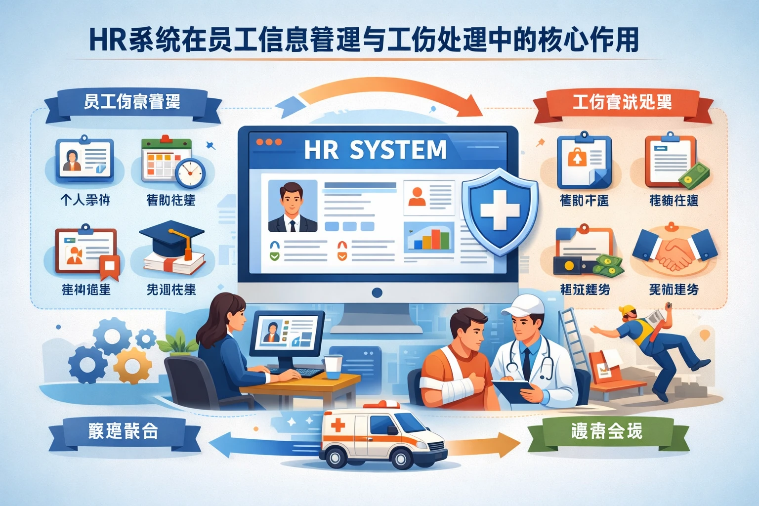 HR系统在员工信息管理与工伤处理中的核心作用