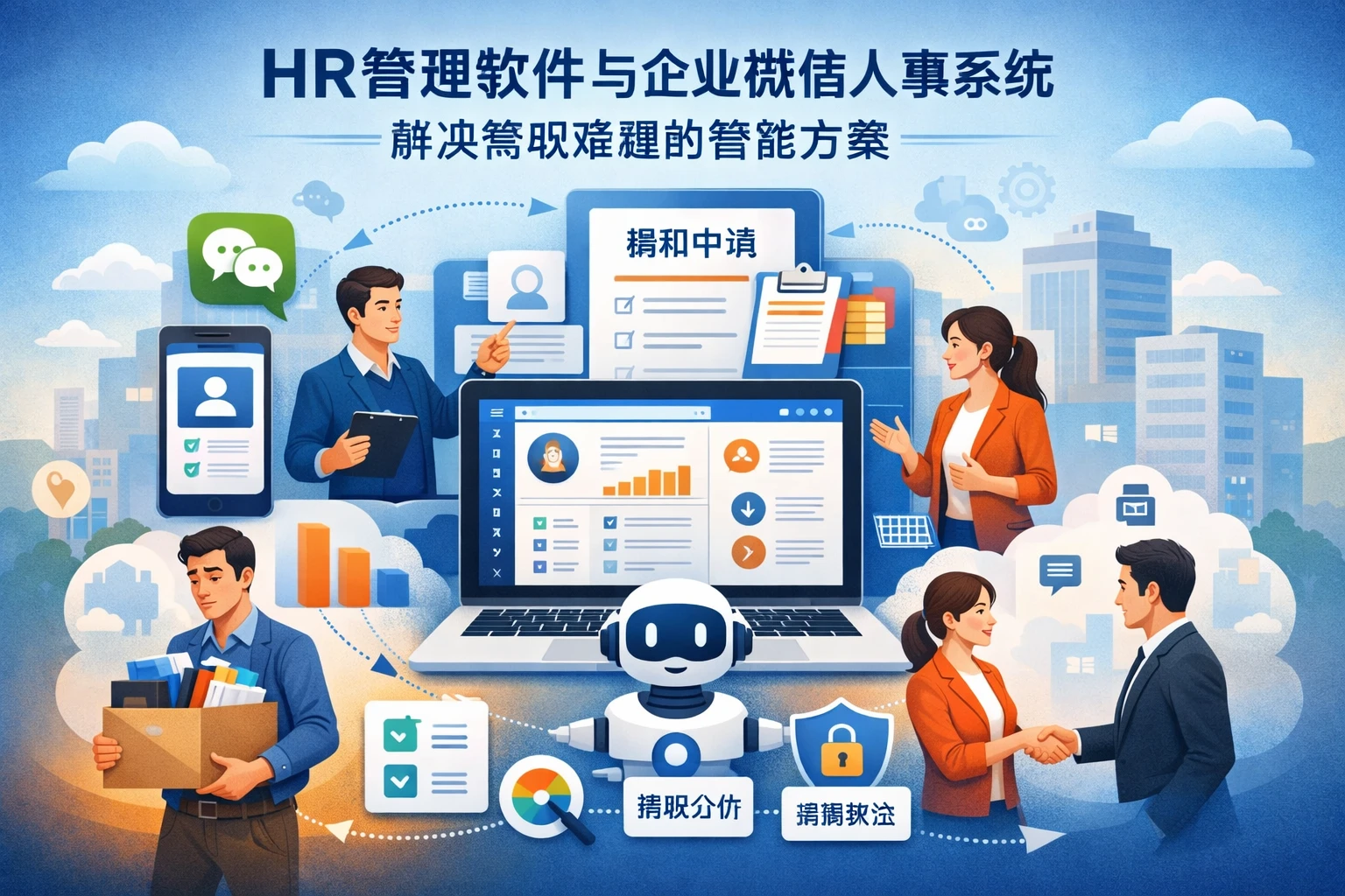 HR管理软件与企业微信人事系统：解决离职难题的智能方案