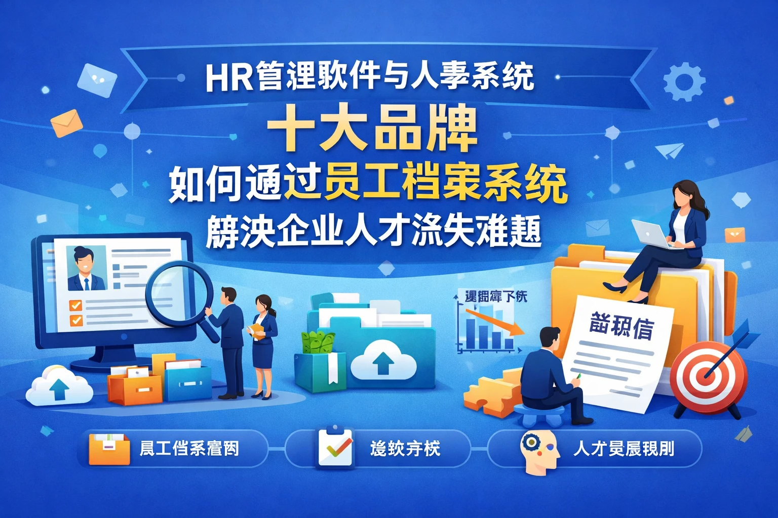 HR管理软件与人事系统十大品牌如何通过员工档案系统解决企业人才流失难题