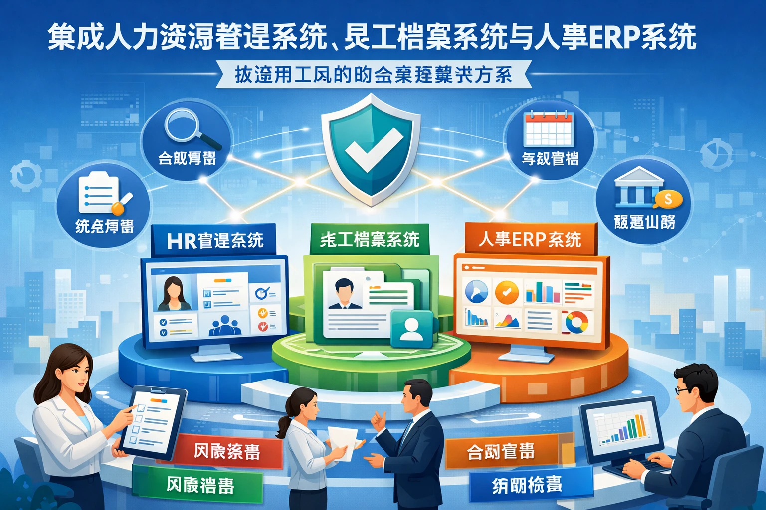 集成人力资源管理系统、员工档案系统与人事ERP系统：规避用工风险的全流程解决方案