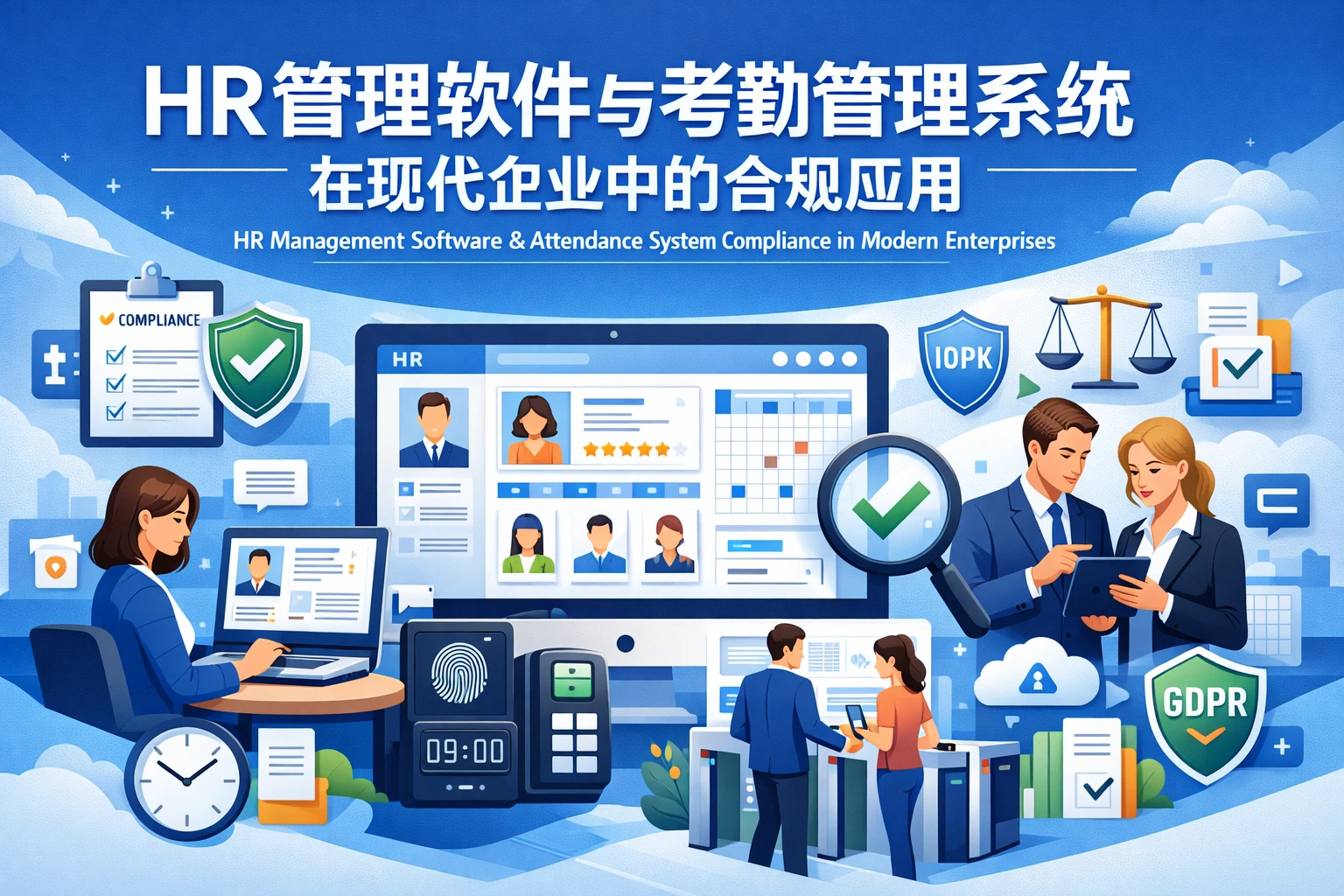 HR管理软件与考勤管理系统在现代企业中的合规应用