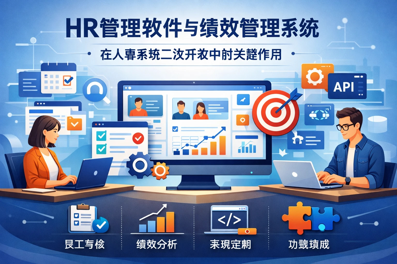 HR管理软件与绩效管理系统在人事系统二次开发中的关键作用