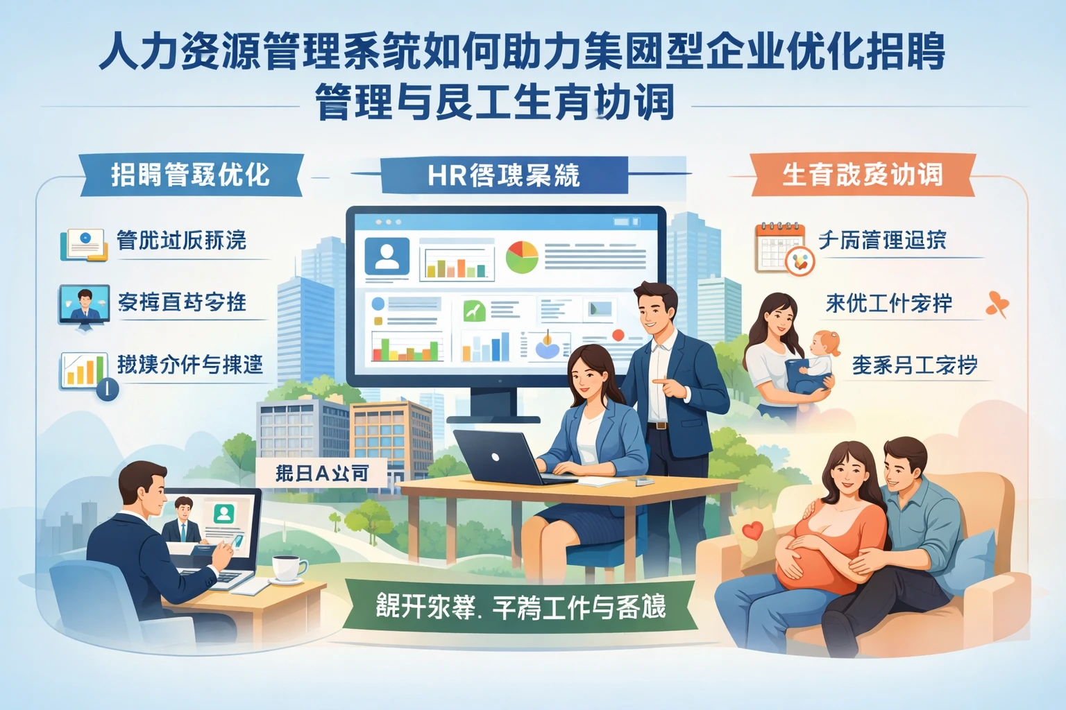 人力资源管理系统如何助力集团型企业优化招聘管理与员工生育协调
