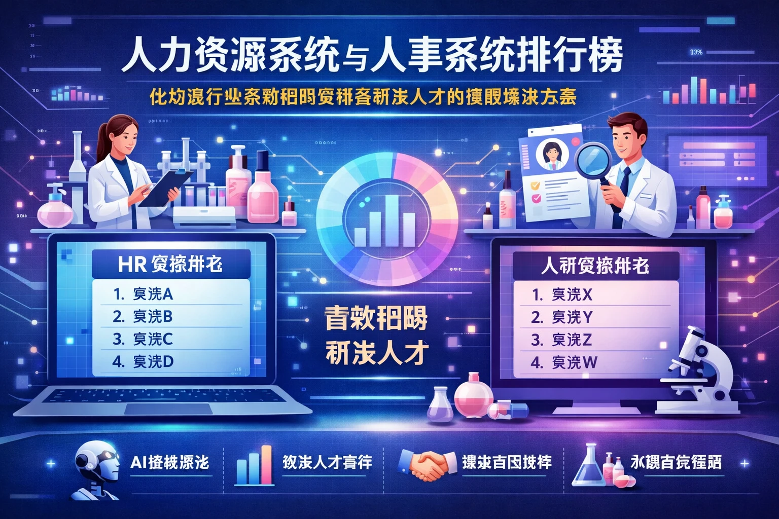 人力资源系统与人事系统排行榜：化妆品行业高效招聘实验室研发人才的智能解决方案