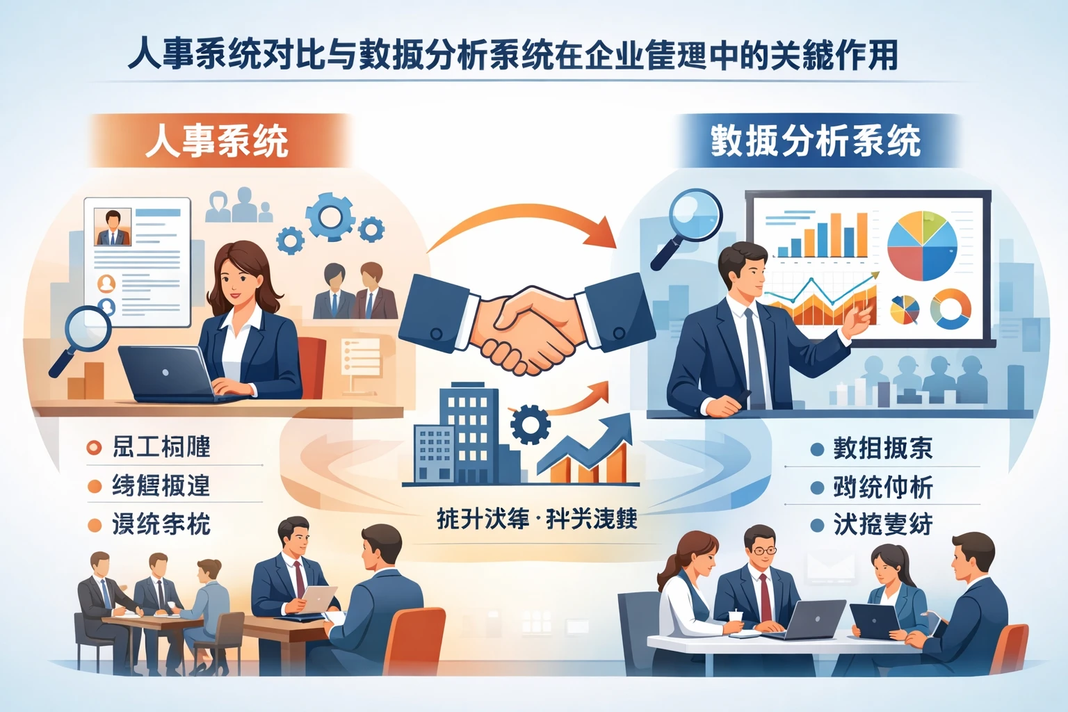 人事系统对比与数据分析系统在企业管理中的关键作用