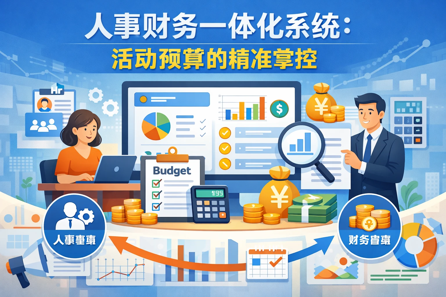 人事财务一体化系统：活动预算的精准掌控