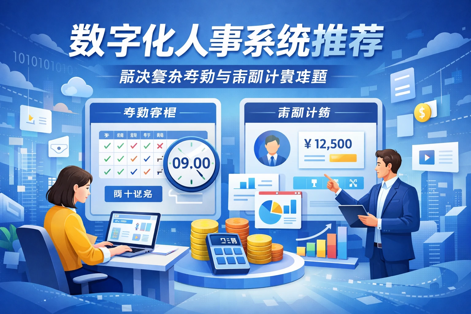 数字化人事系统推荐：解决复杂考勤与薪酬计算难题