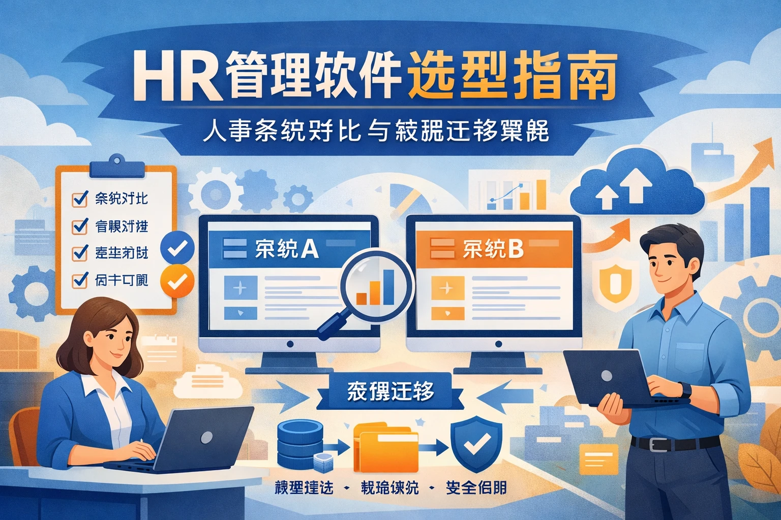 HR管理软件选型指南：人事系统对比与数据迁移策略