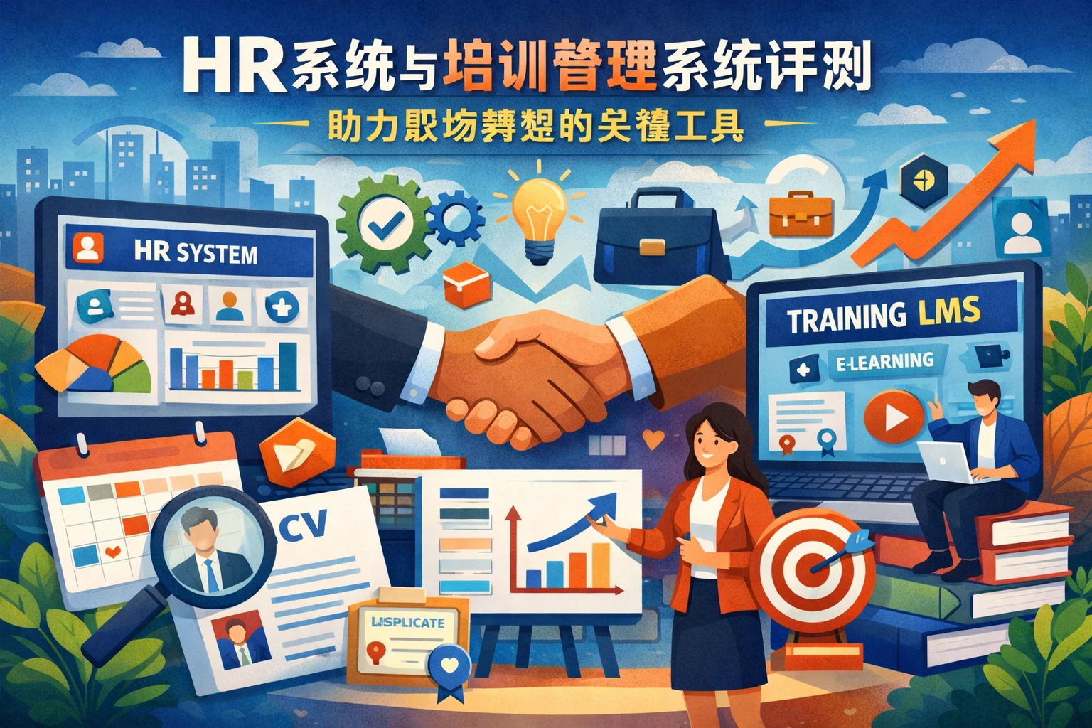HR系统与培训管理系统评测：助力职场转型的关键工具