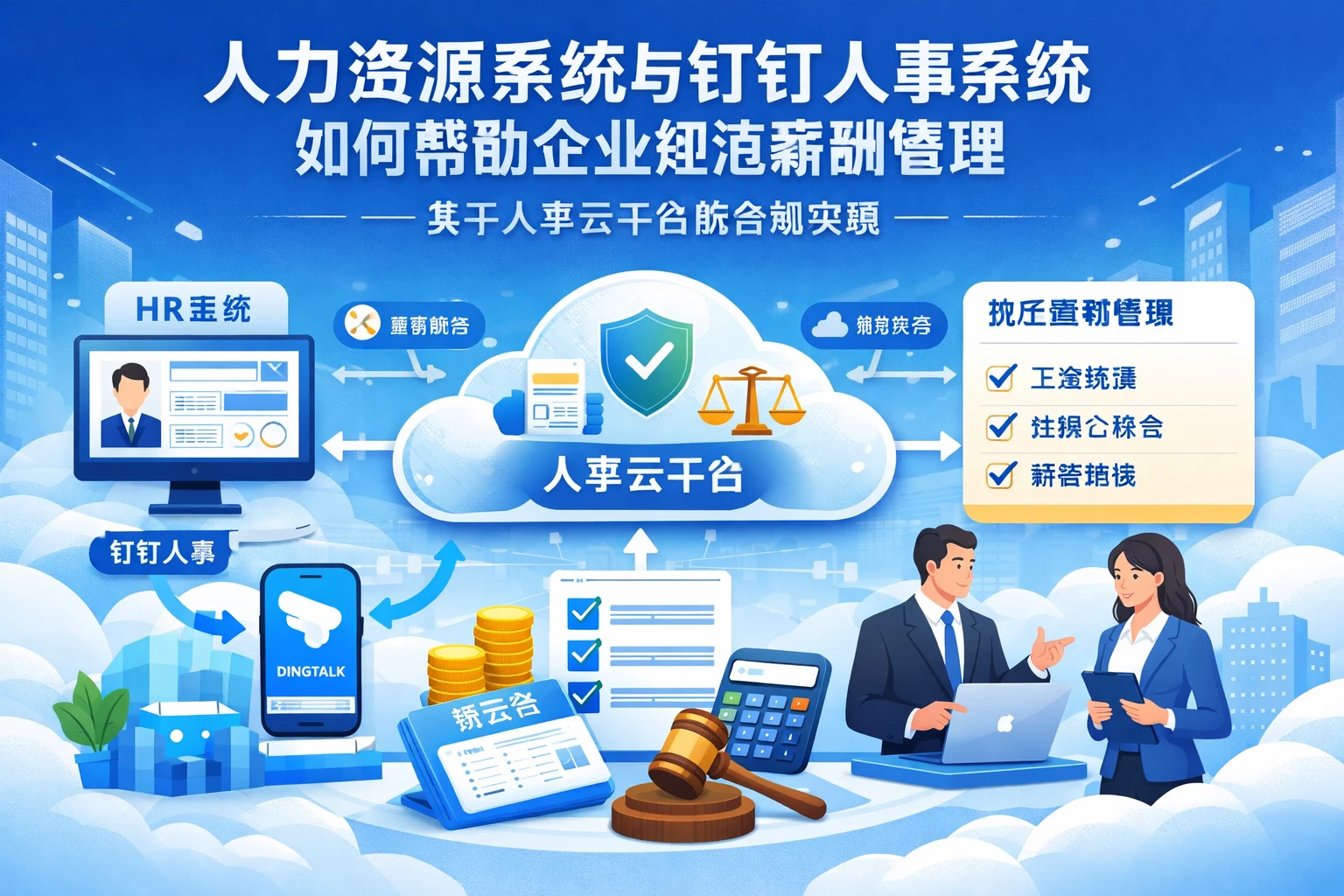 人力资源系统与钉钉人事系统如何帮助企业规范薪酬管理——基于人事云平台的合规实践