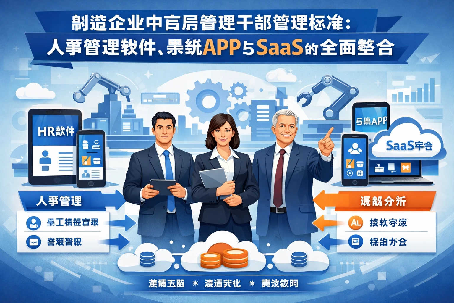 制造企业中高层管理干部管理标准：人事管理软件、系统APP与SaaS的全面整合