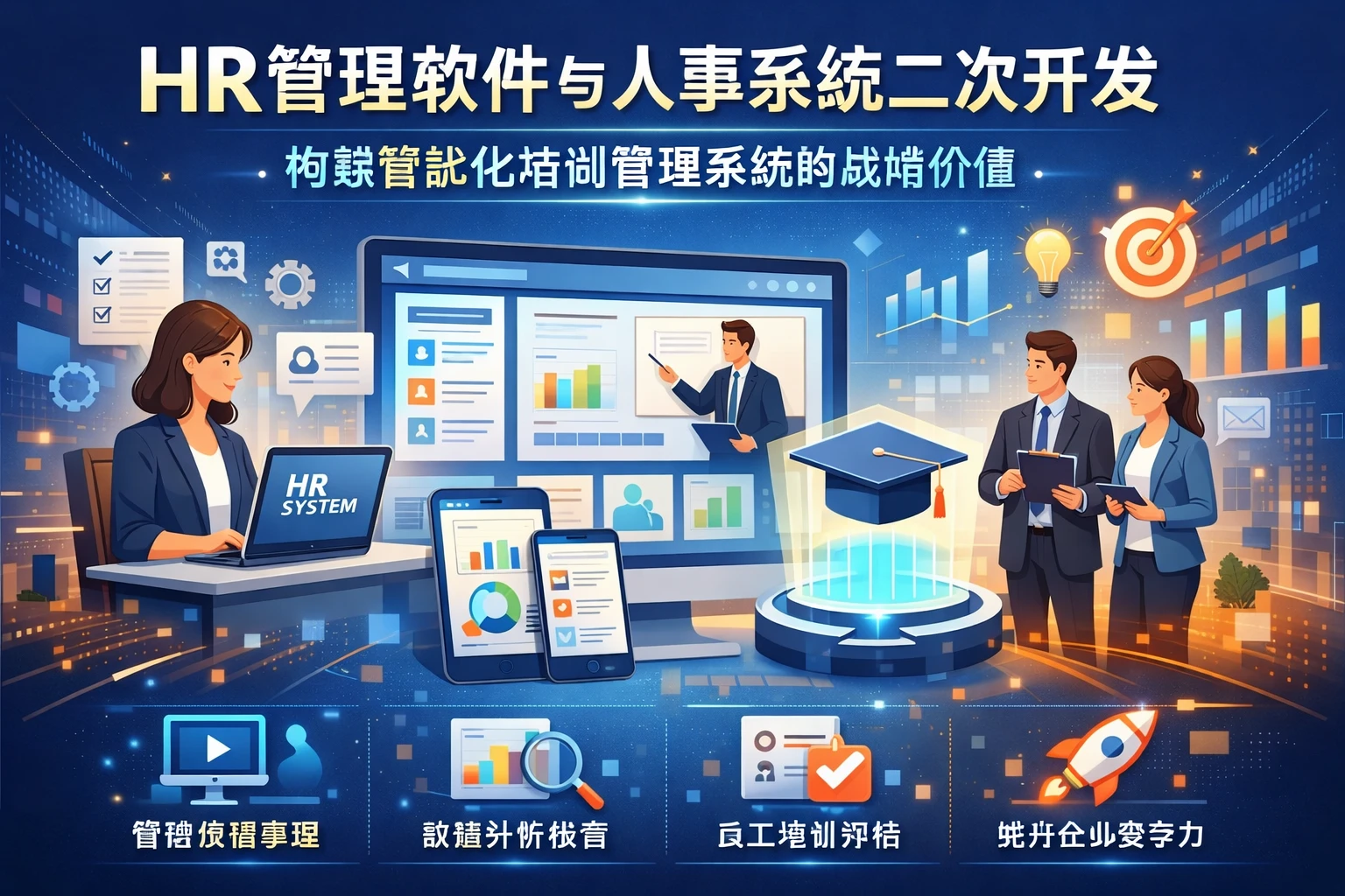 HR管理软件与人事系统二次开发：构建智能化培训管理系统的战略价值