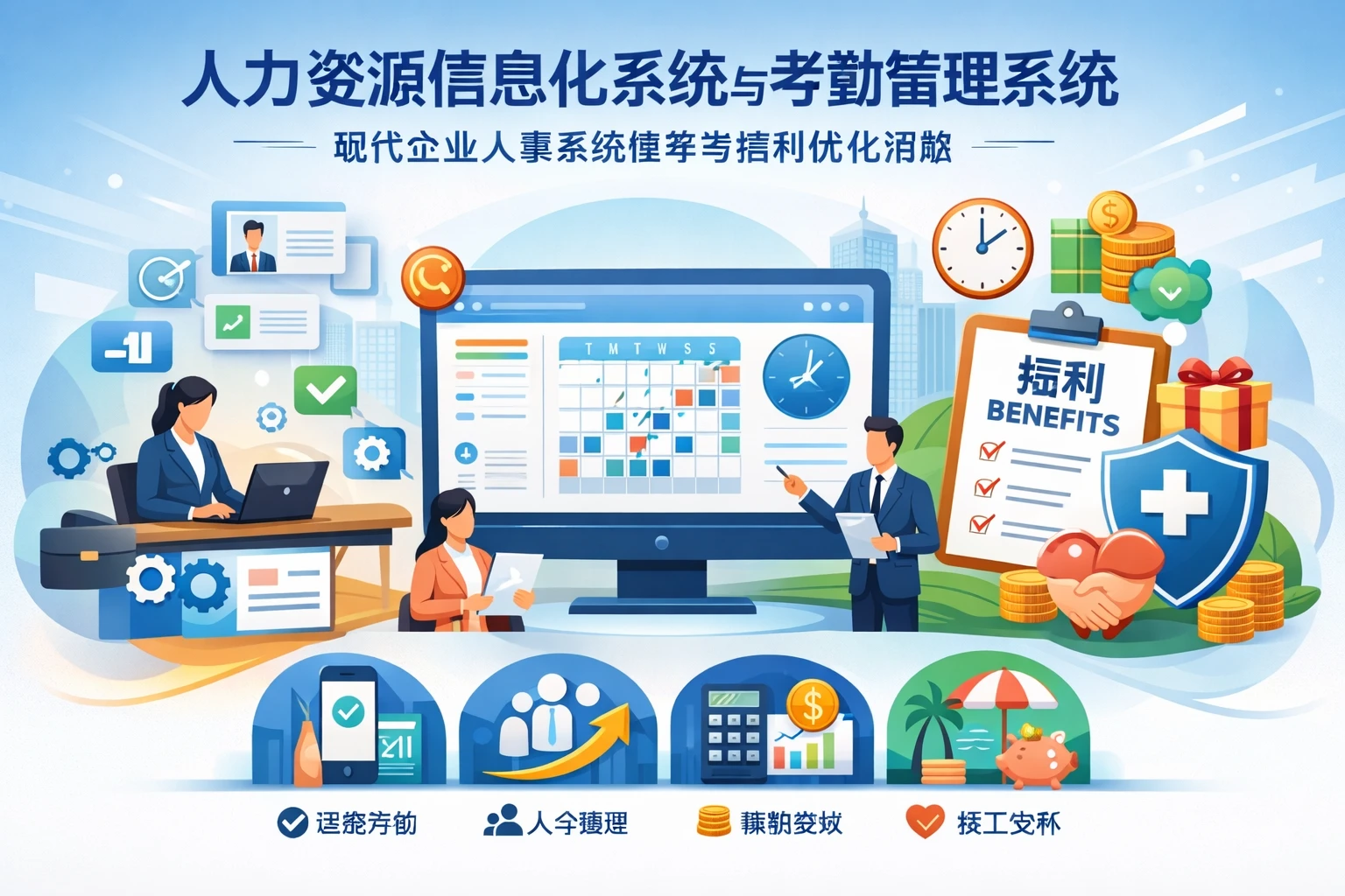 人力资源信息化系统与考勤管理系统：现代企业人事系统推荐与福利优化策略