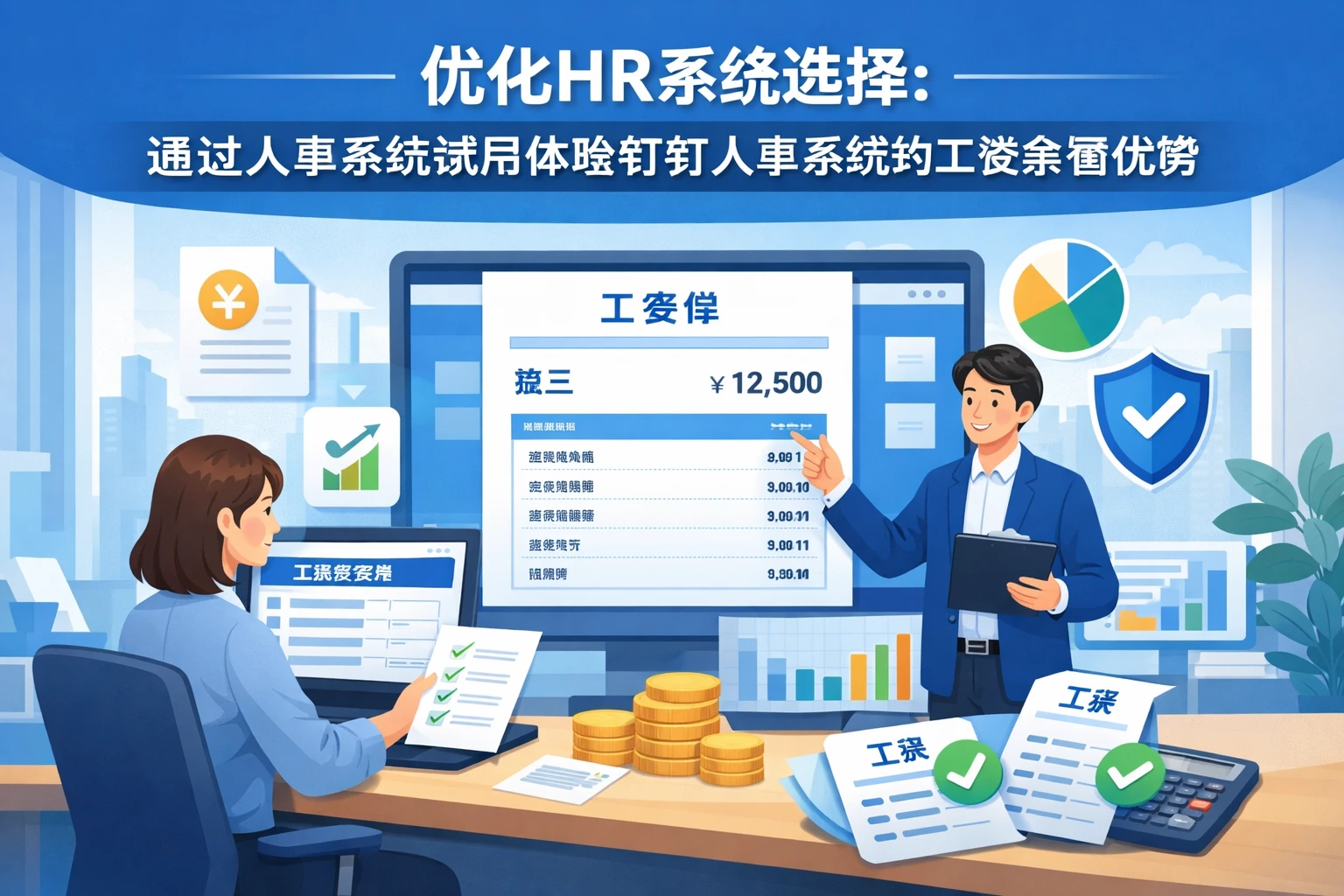 优化HR系统选择：通过人事系统试用体验钉钉人事系统的工资条管理优势