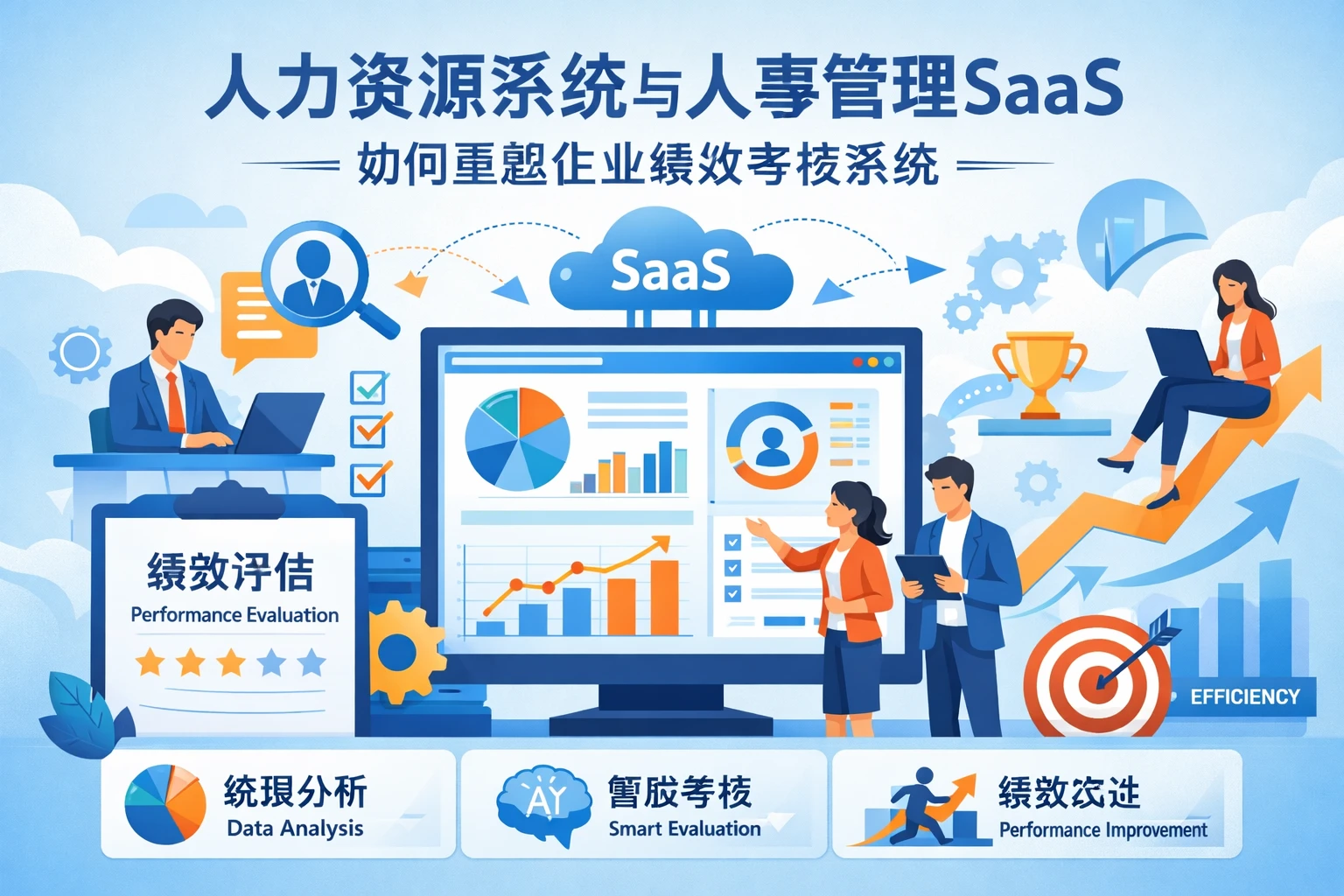 人力资源系统与人事管理SaaS如何重塑企业绩效考核系统