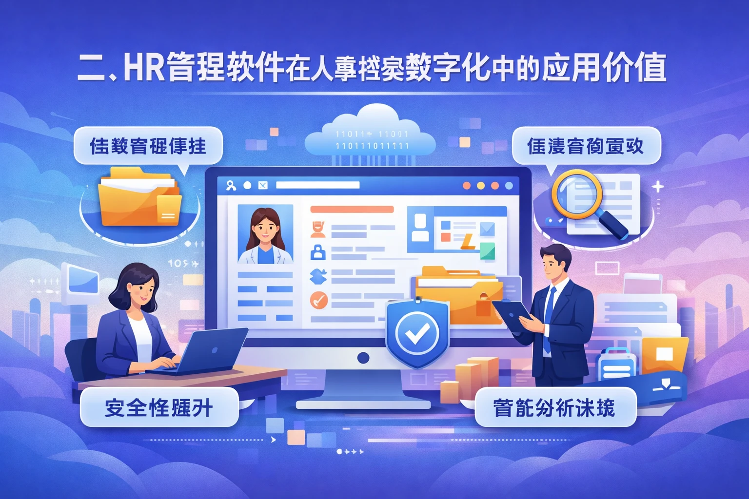 二、HR管理软件在人事档案数字化中的应用价值