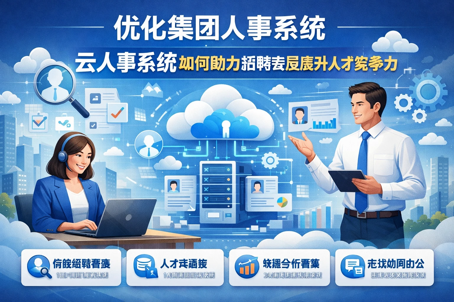 优化集团人事系统：云人事系统如何助力招聘专员提升人才竞争力