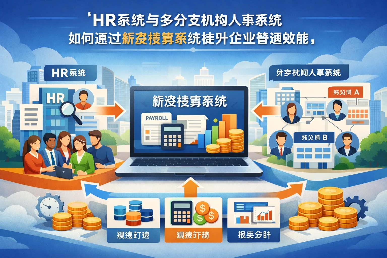 HR系统与多分支机构人事系统如何通过薪资核算系统提升企业管理效能