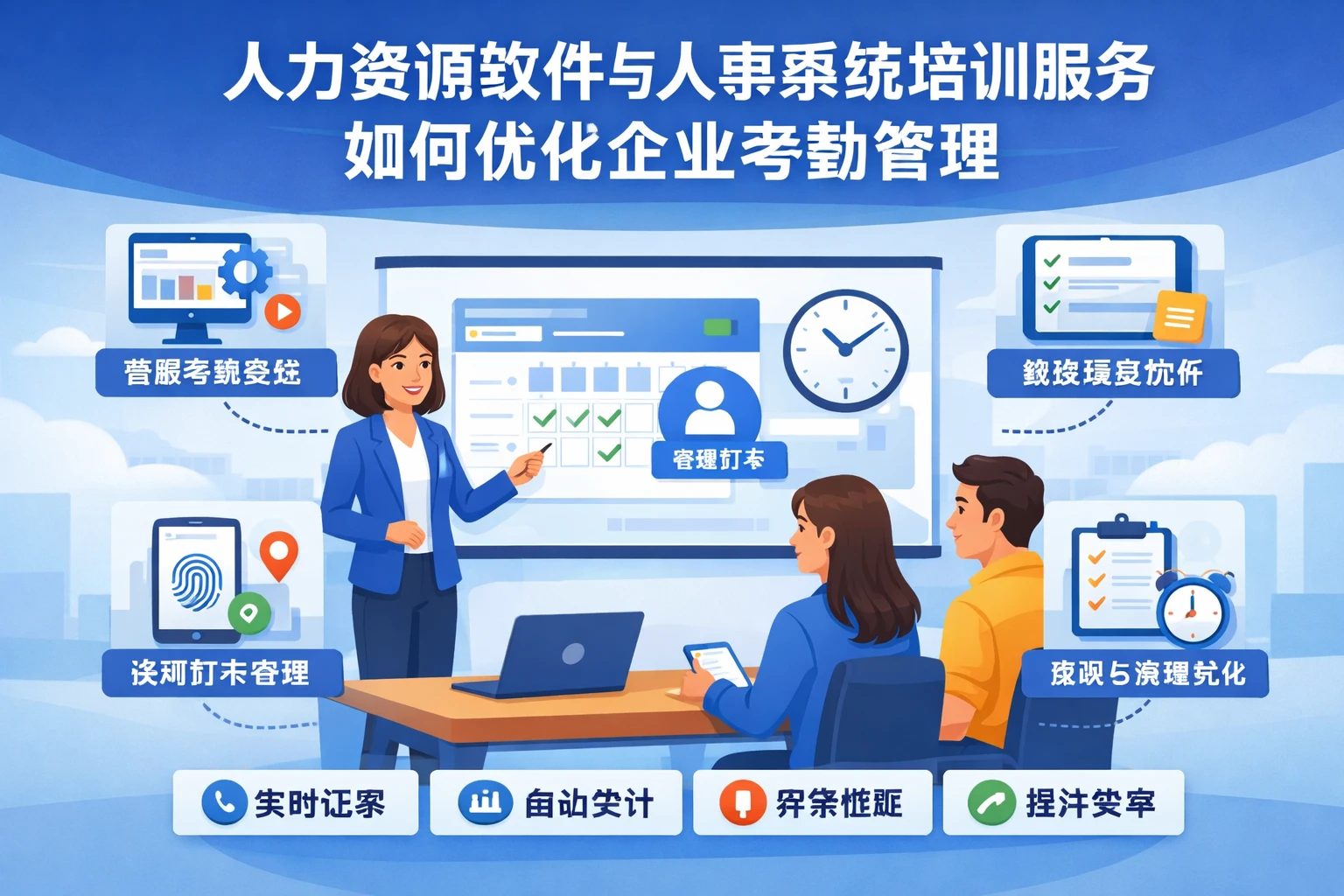 人力资源软件与人事系统培训服务如何优化企业考勤管理