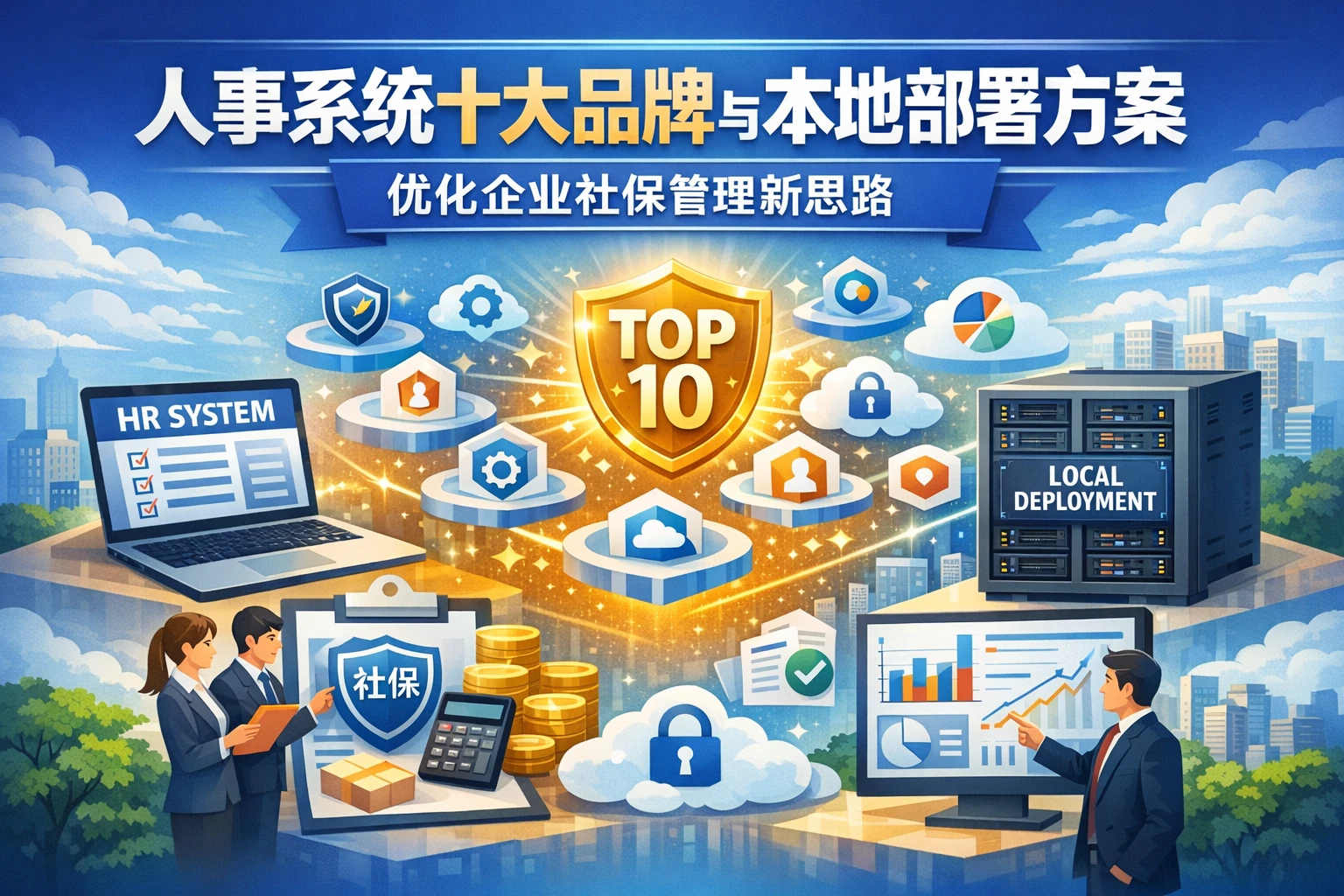 人事系统十大品牌与本地部署方案：优化企业社保管理新思路