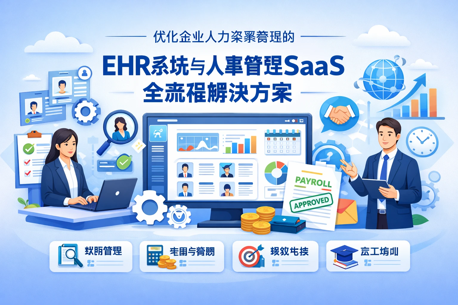 优化企业人力资源管理的ehr系统与人事管理SaaS全流程解决方案
