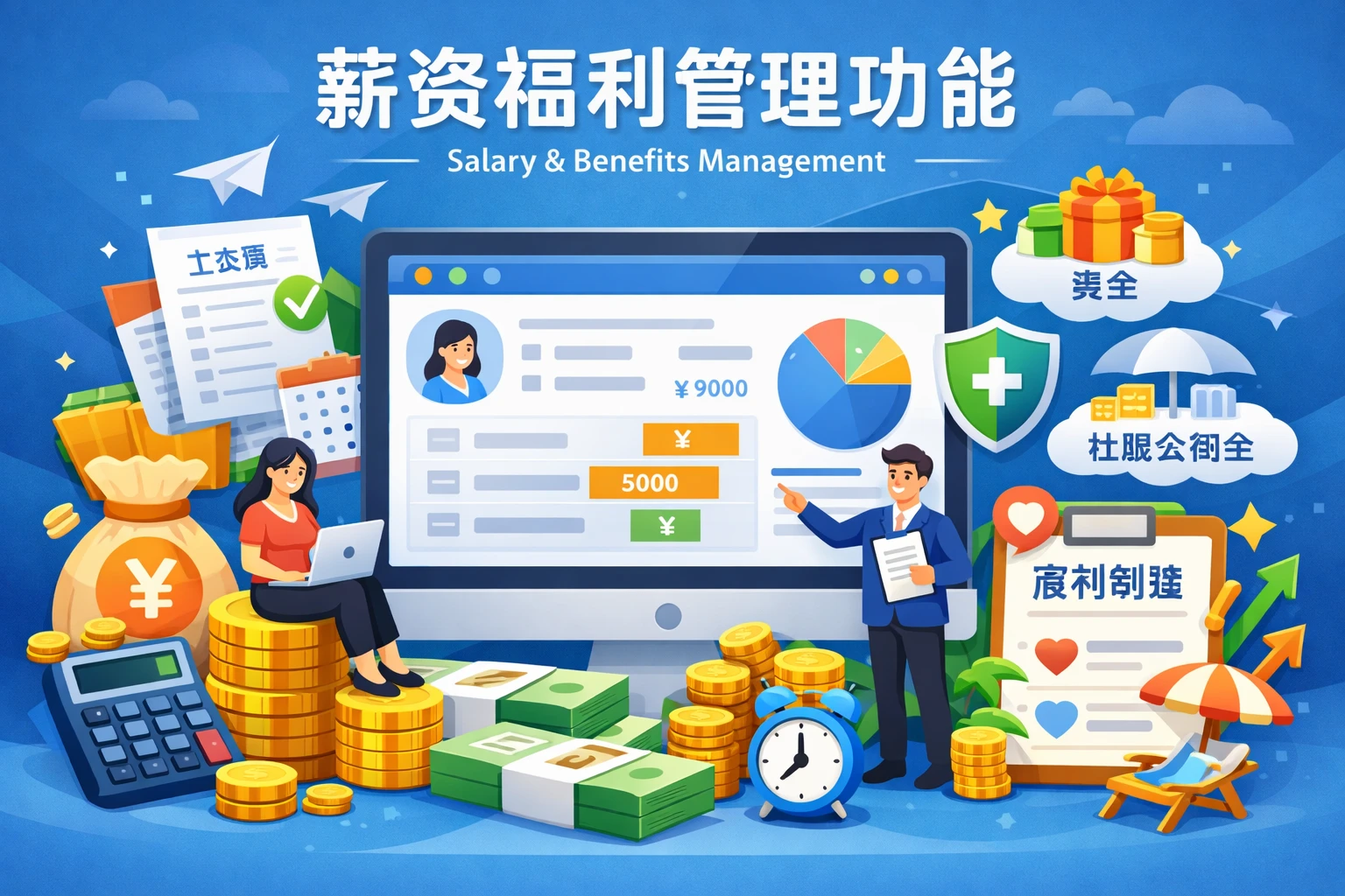 薪资福利管理功能
