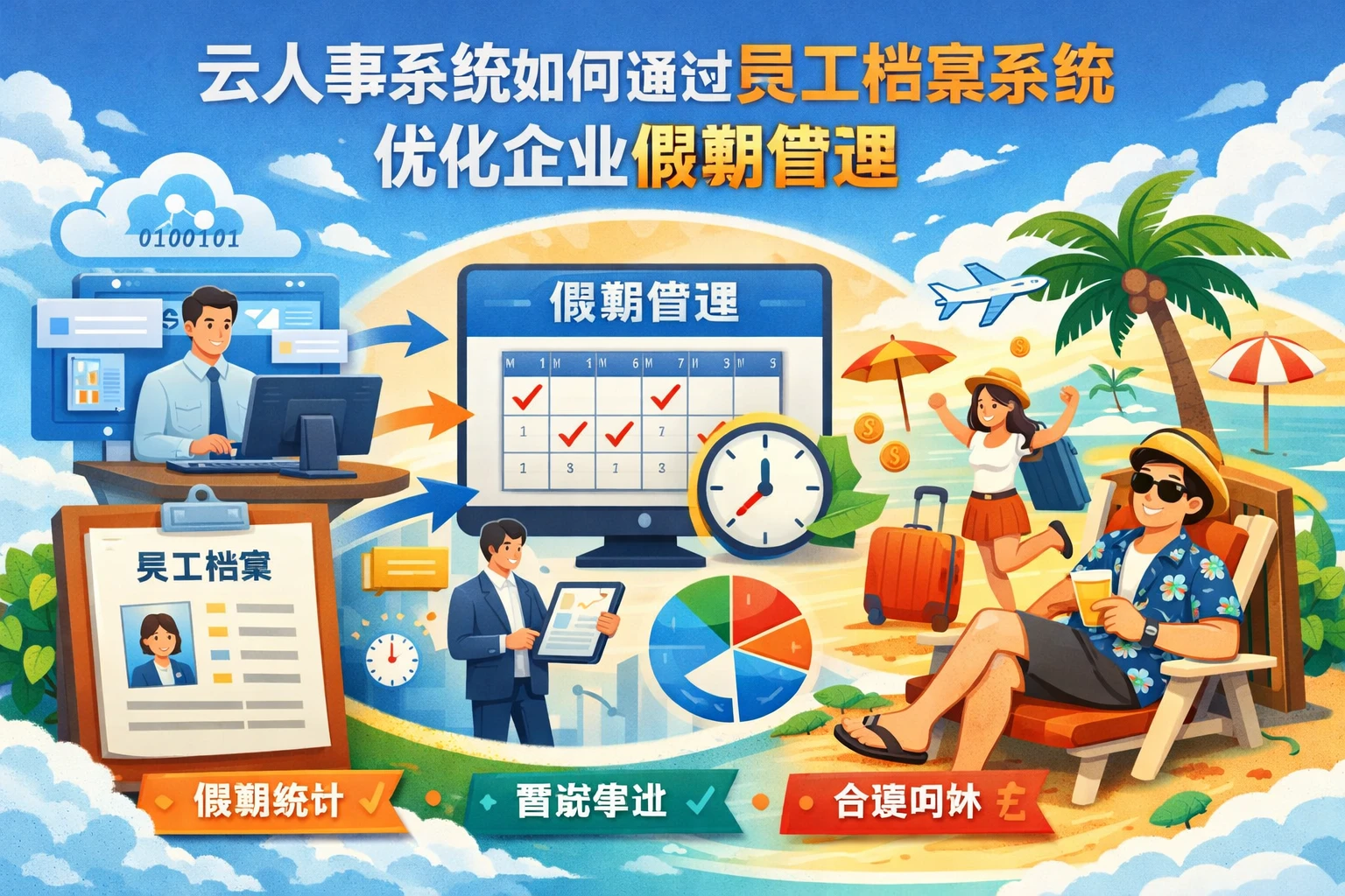 云人事系统如何通过员工档案系统优化企业假期管理