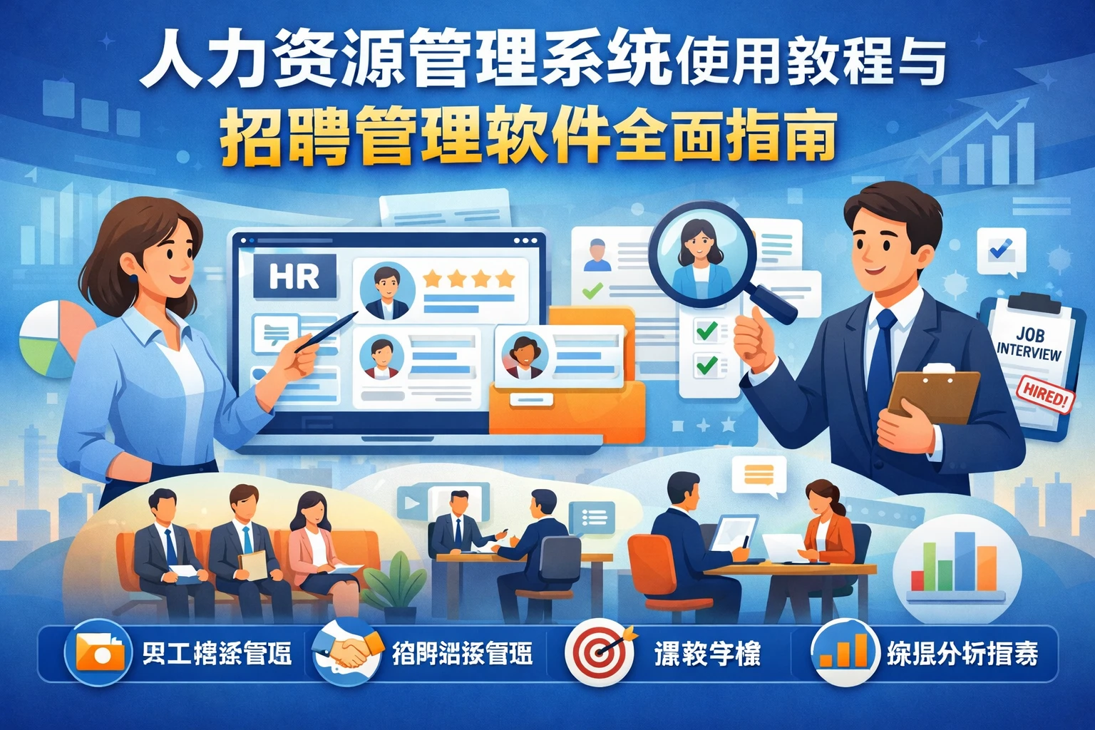 人力资源管理系统使用教程与招聘管理软件全面指南