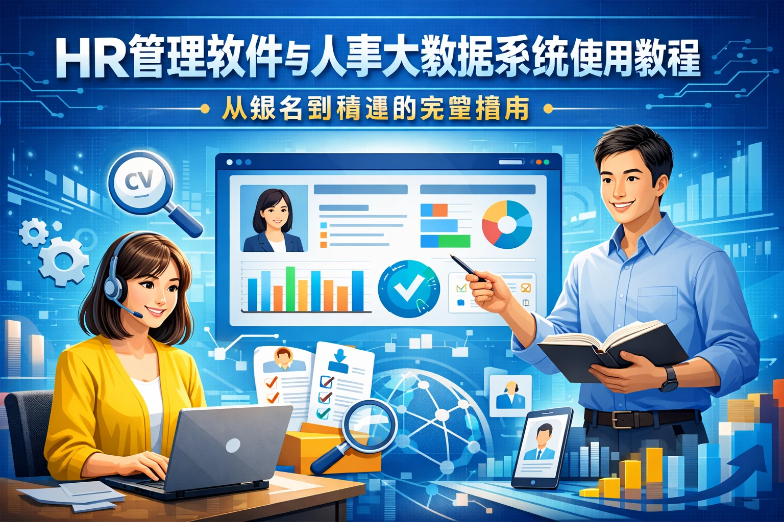 HR管理软件与人事大数据系统使用教程：从报名到精通的完整指南