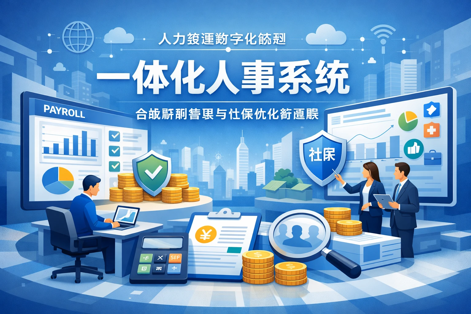 人力资源数字化转型下的一体化人事系统:合规薪酬管理与社保优化新思路