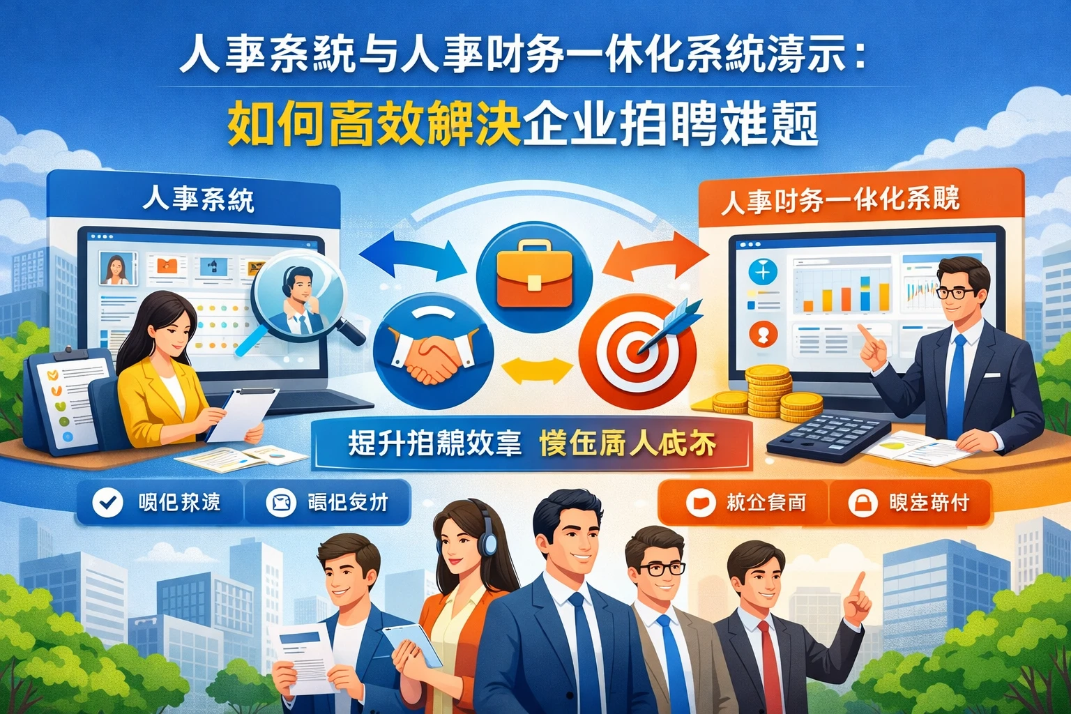 人事系统与人事财务一体化系统演示:如何高效解决企业招聘难题