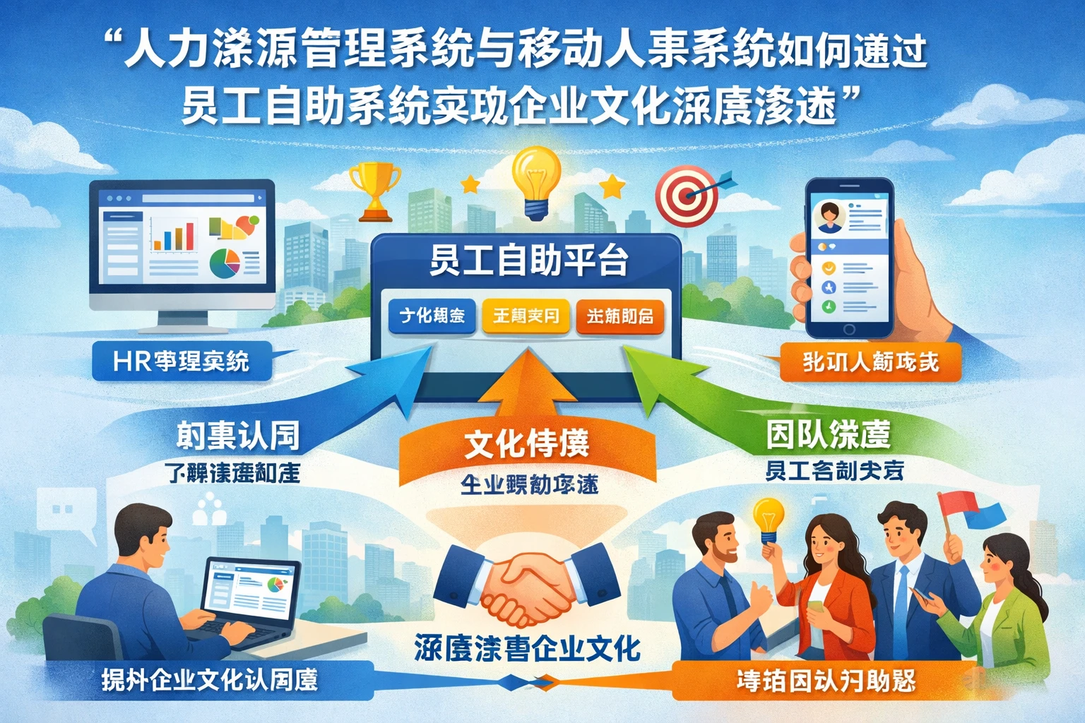 人力资源管理系统与移动人事系统如何通过员工自助系统实现企业文化深度渗透