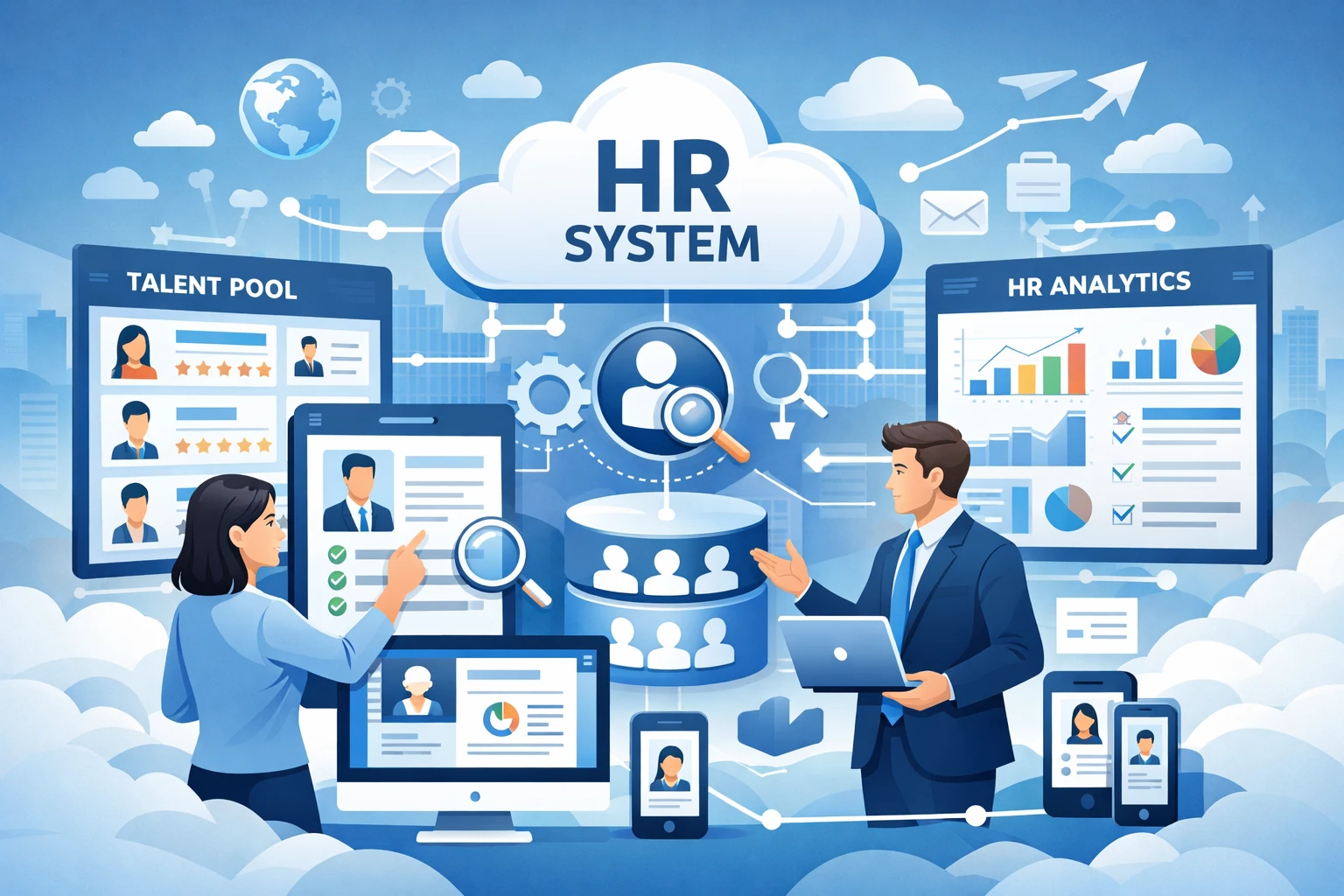 优化人力资源系统与人才库管理系统，构建高效的云端HR系统解决方案