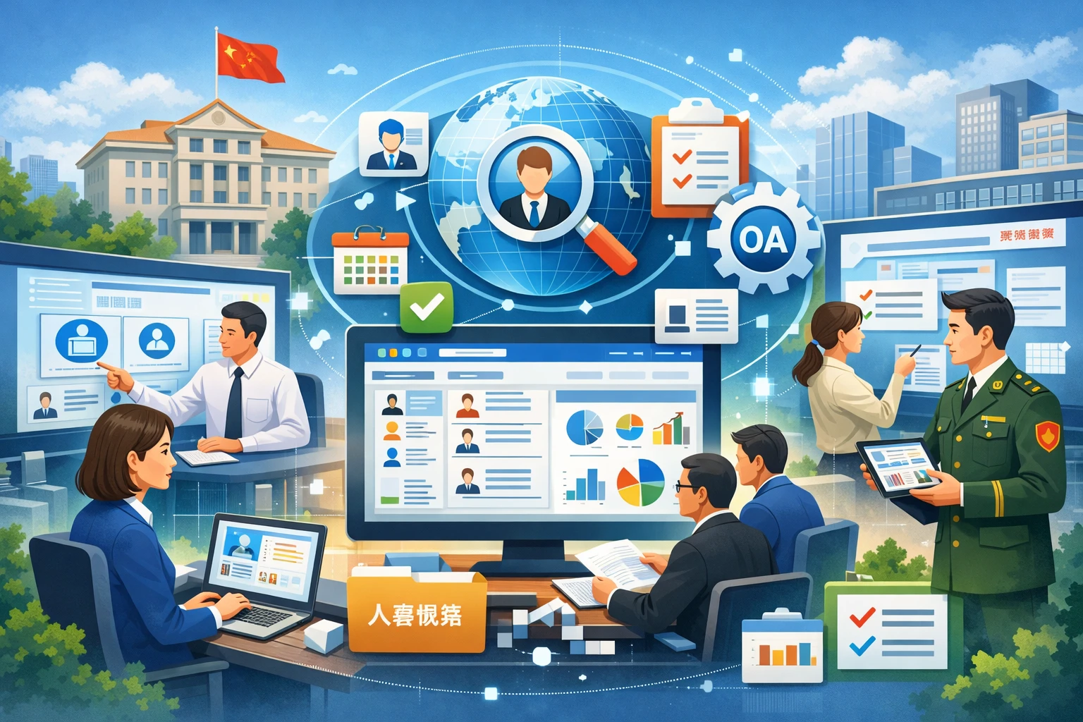 人力资源软件与人事OA一体化系统在政府人事管理中的高效应用