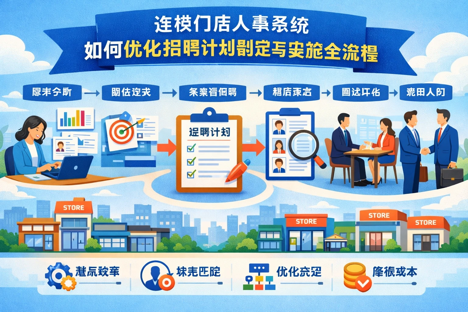 连锁门店人事系统如何优化招聘计划制定与实施全流程