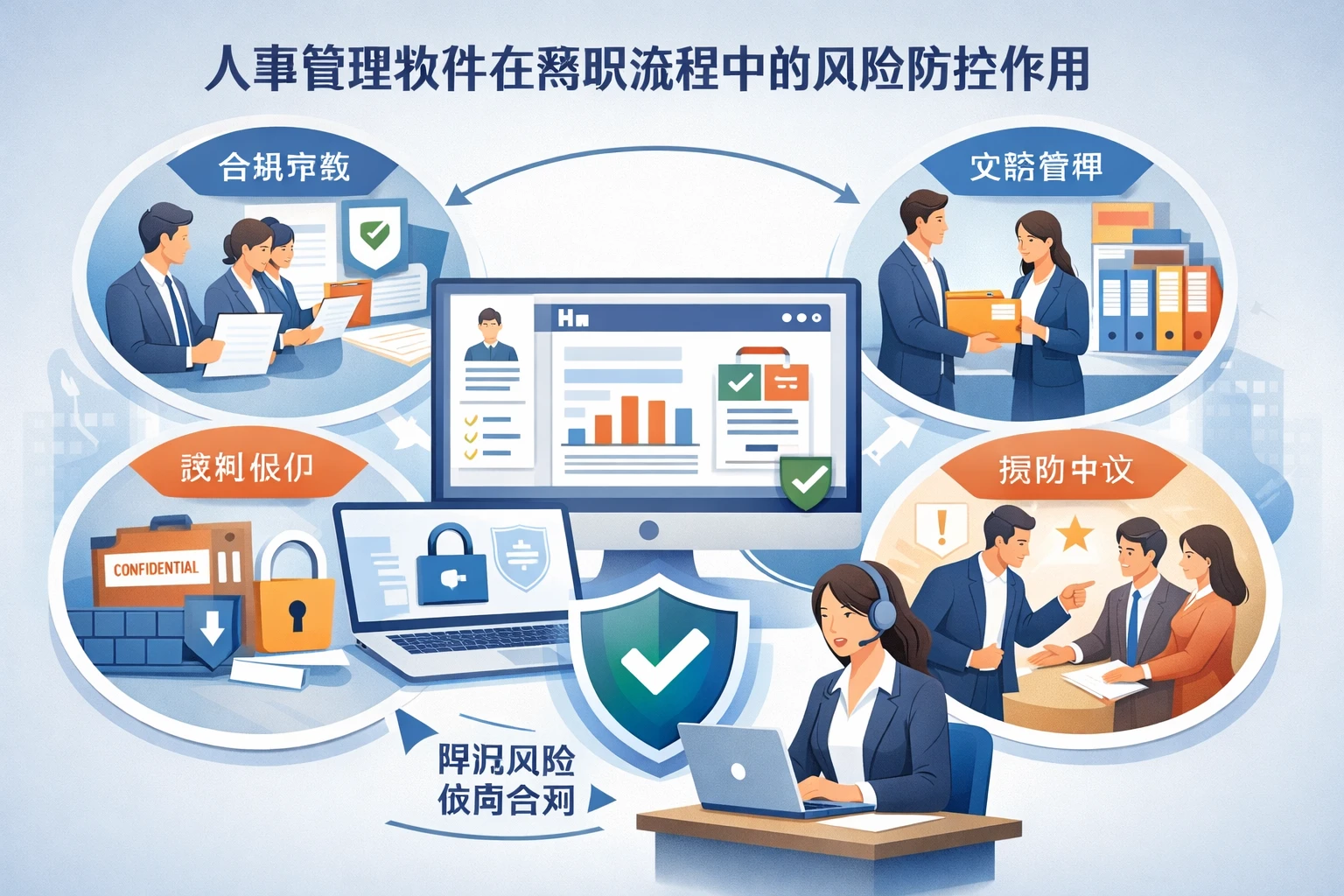 人事管理软件在离职流程中的风险防控作用